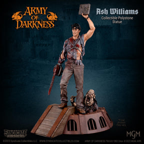 Army Of Darkness Ash Williams 1:4 Premium Polystone Statue | Apex Exclusive