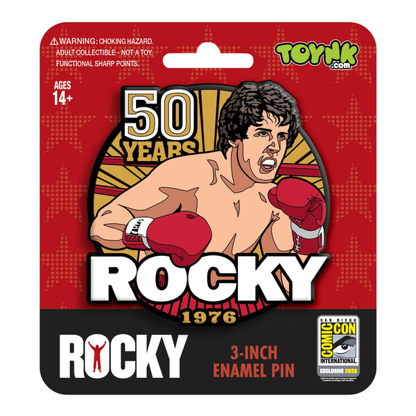 Rocky 50th Anniversary 3-Inch Mega Enamel Pin