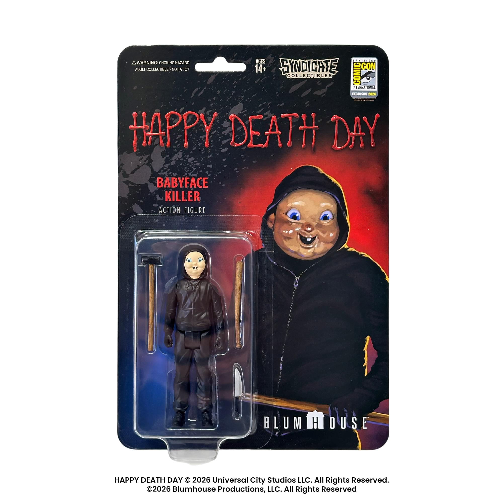 Happy Death Day Babyface Killer 3.75-Inch Retro Figure