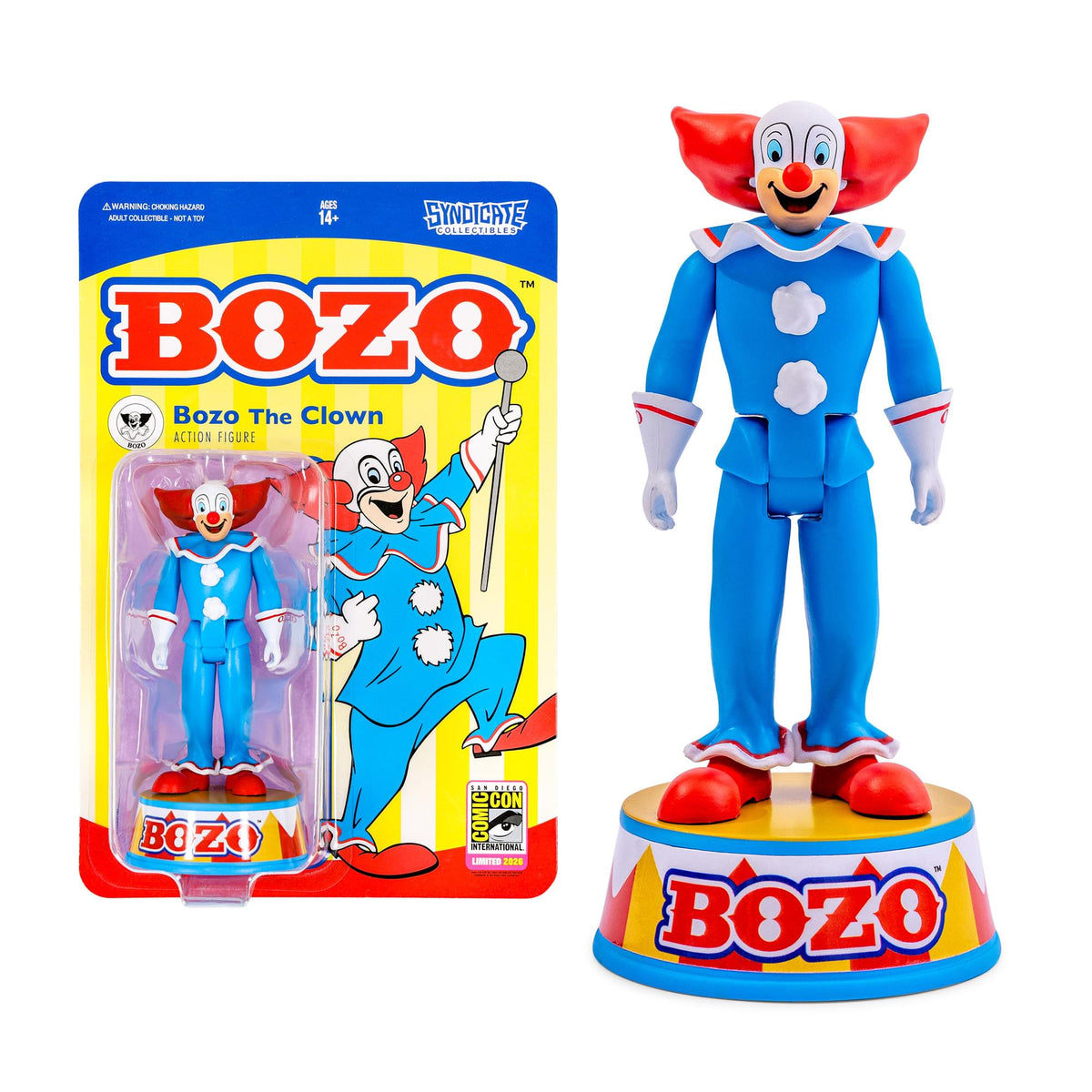 BONZO。advertisingtoy。 Bozo The Clown 3.75-Inch Retro Figure | Free Shipping