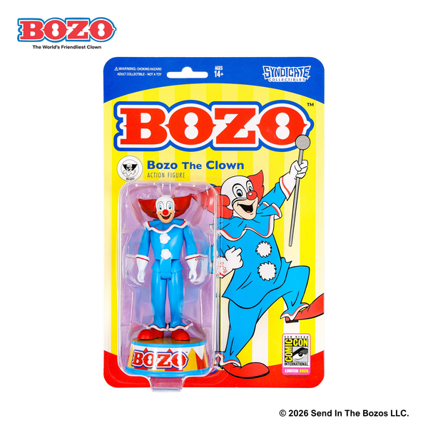 Bozo The Clown 3.75-Inch Retro Action Figure