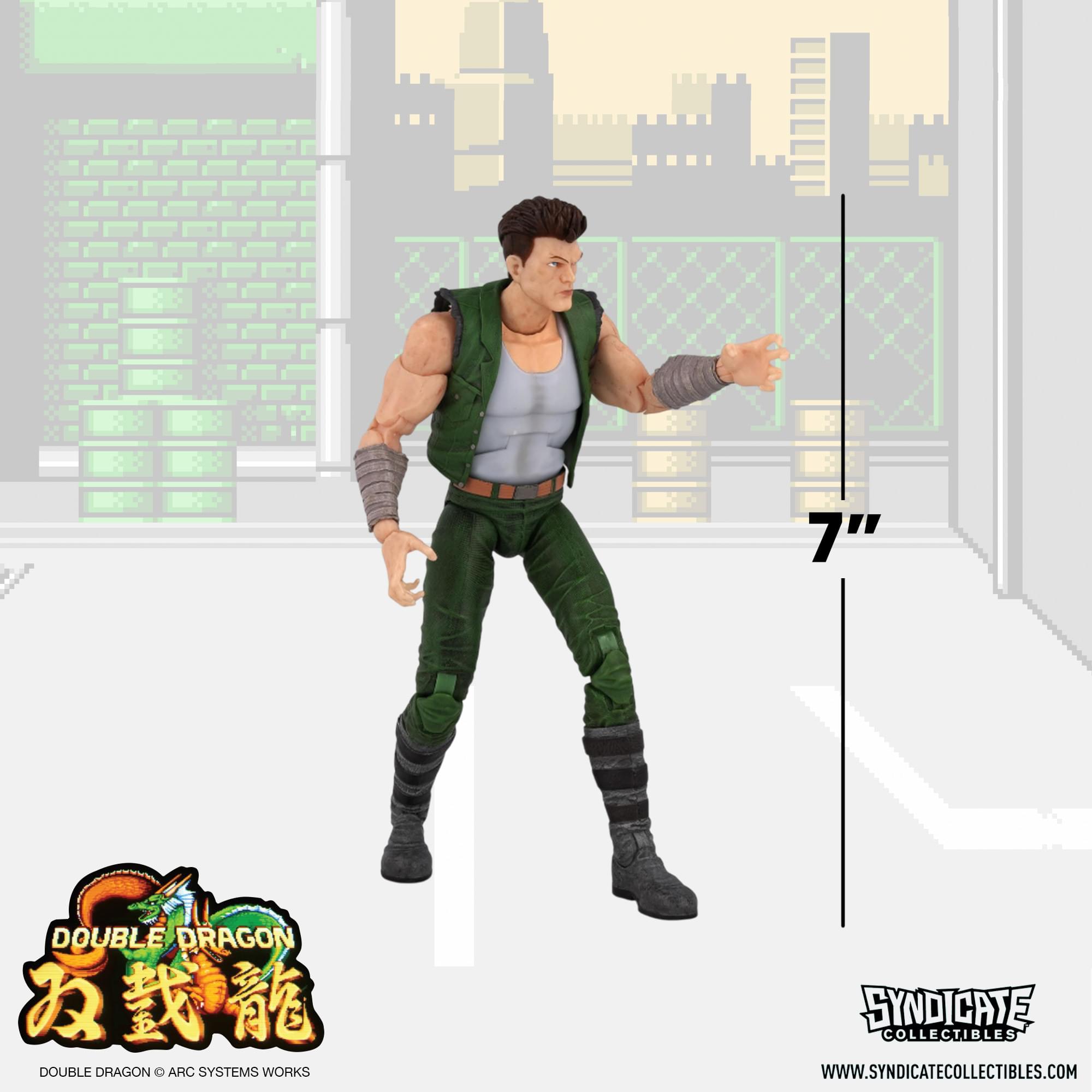 Double Dragon Deluxe Action Figure Set Of 4 | Billy, Jimmy, Willy, Jeff
