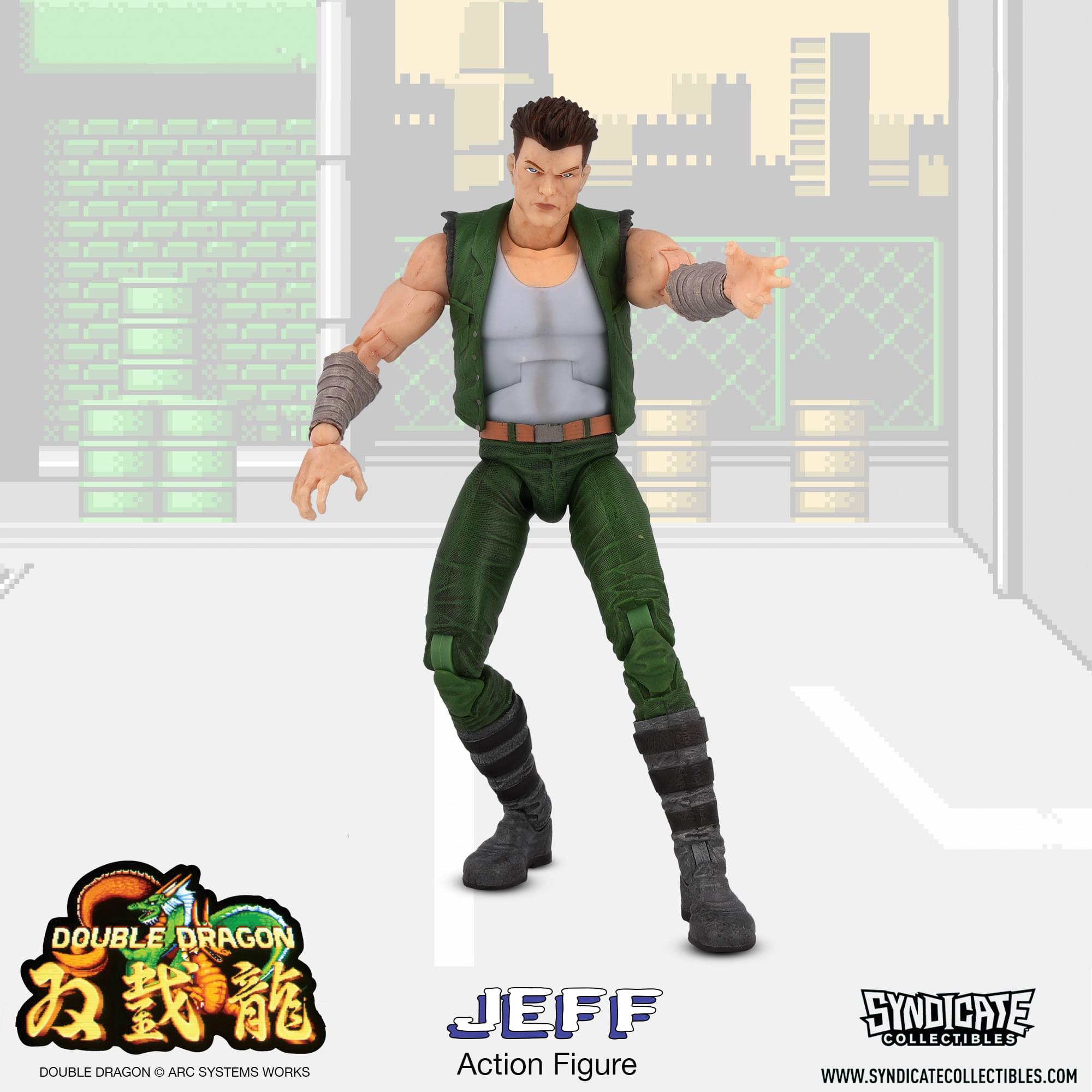 Double Dragon Jeff 7-Inch Deluxe Action Figure