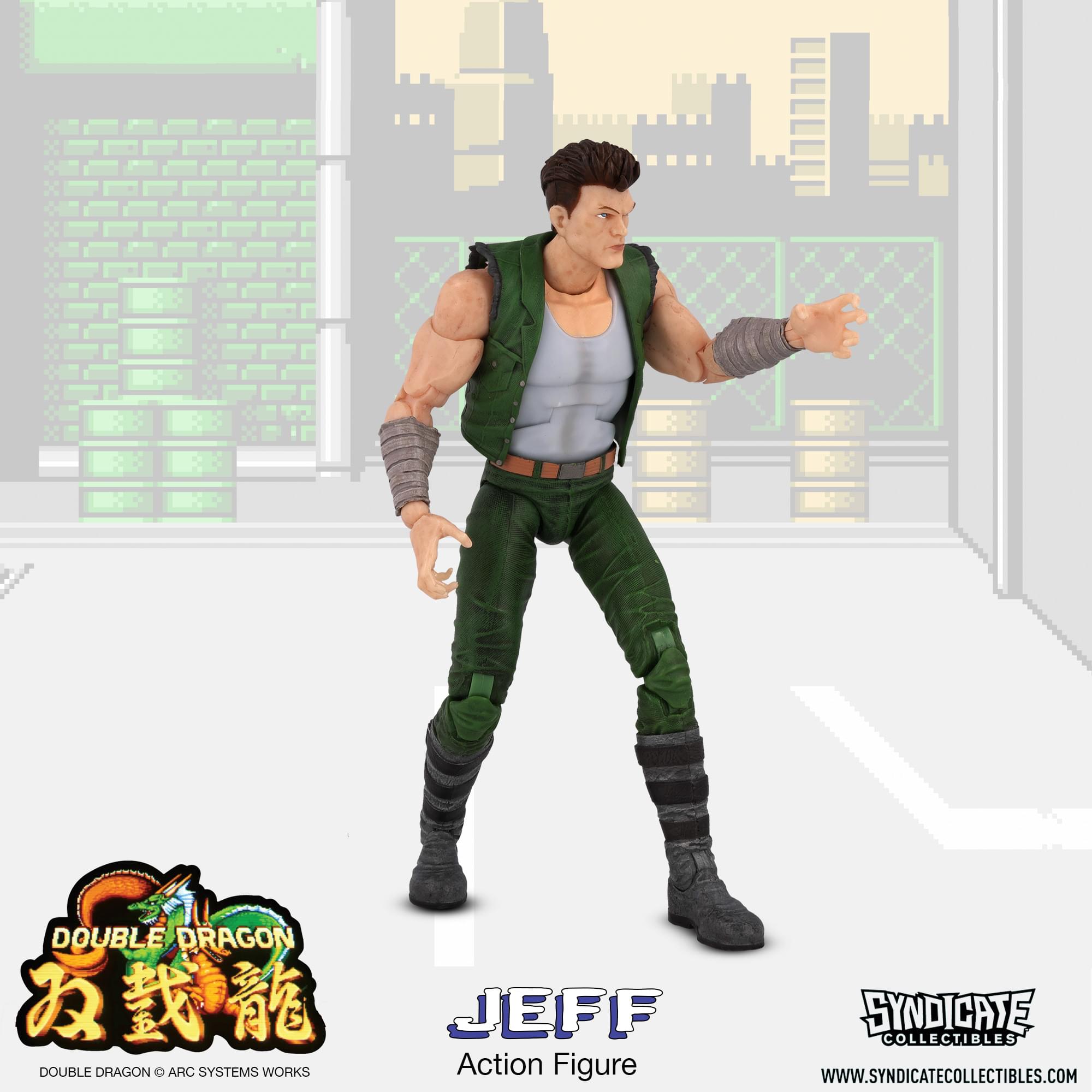 Double Dragon Jeff 7-Inch Deluxe Action Figure