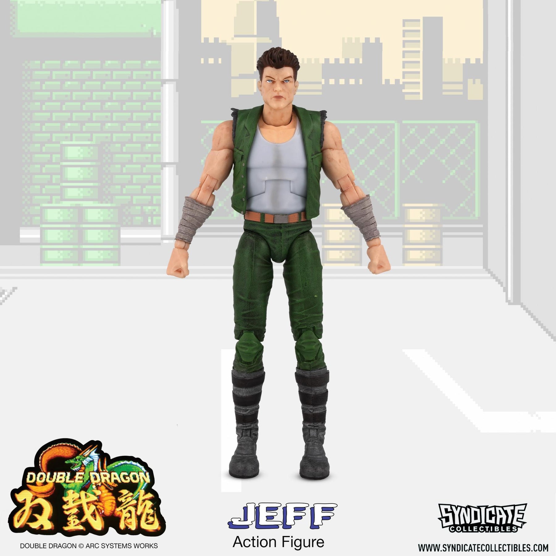 Double Dragon Jeff 7-Inch Deluxe Action Figure