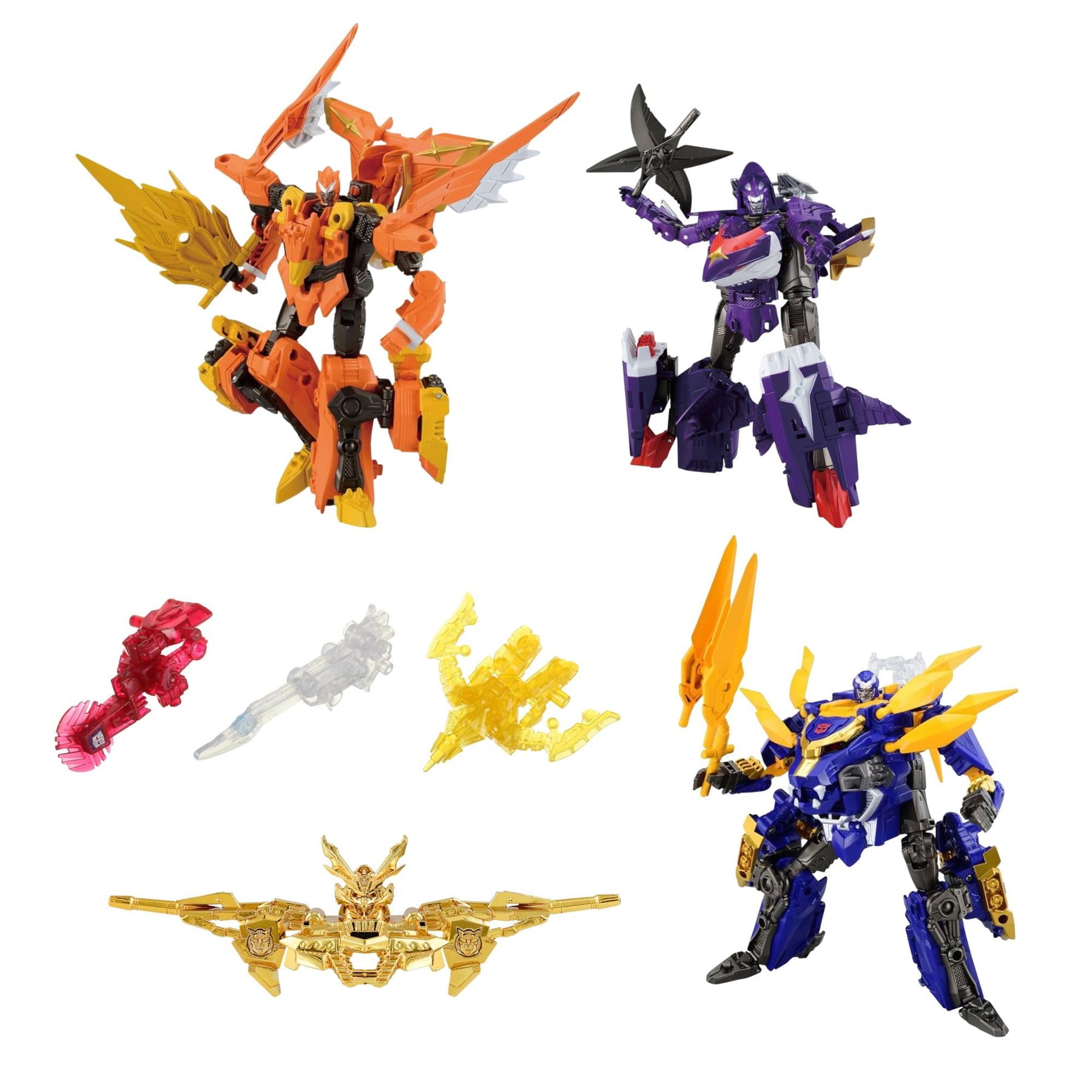 Transformers Go! Goukekisou Set of 7 with G-05 G-10 G-20