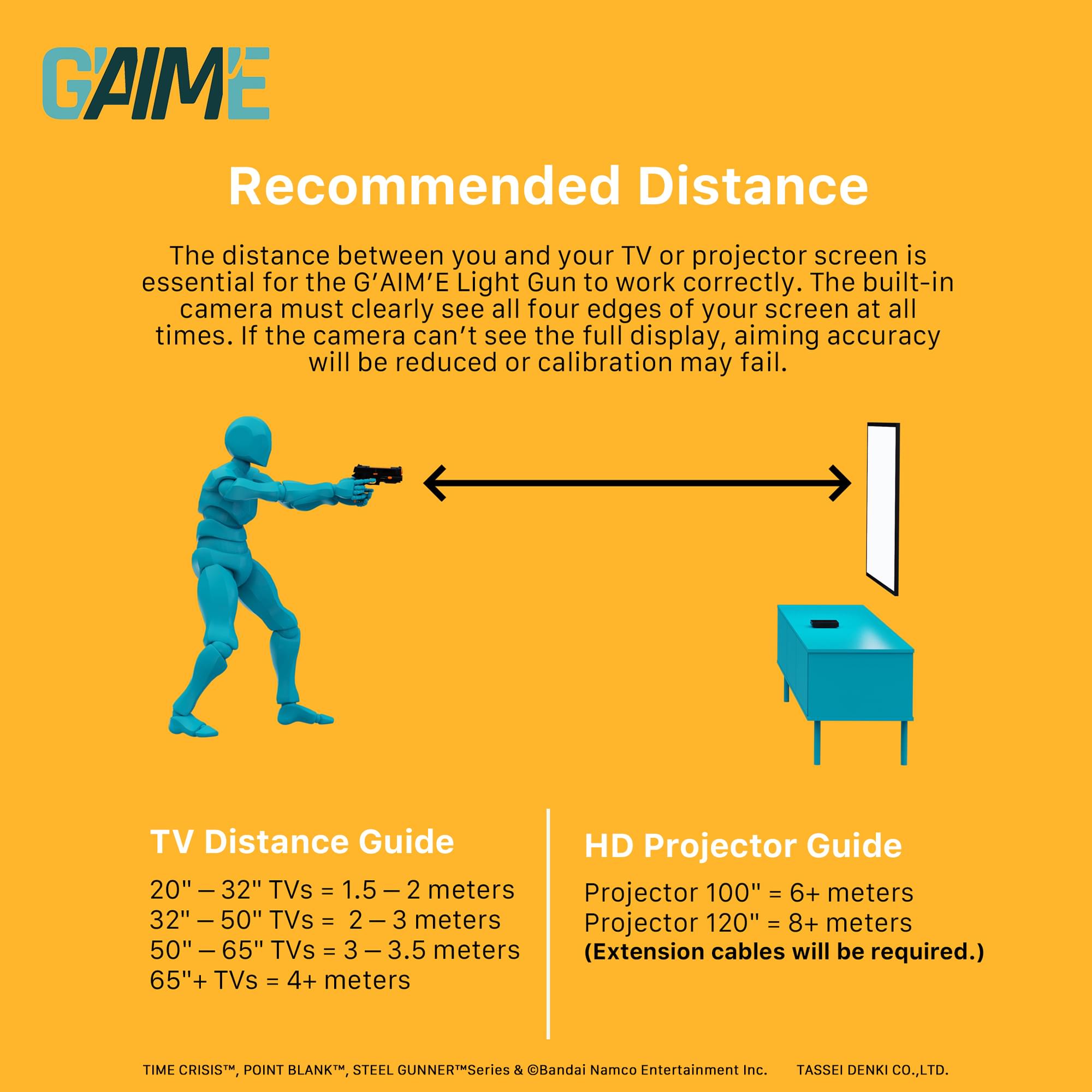 G'AIM’E Time Crisis Premium Pack Game Console With Single Lightgun