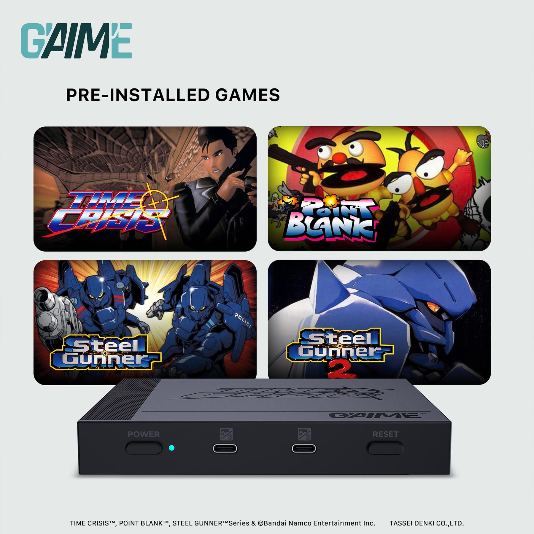 Time Crisis Ultimate Pack Gaming Console with Two Guns | Free Shipping