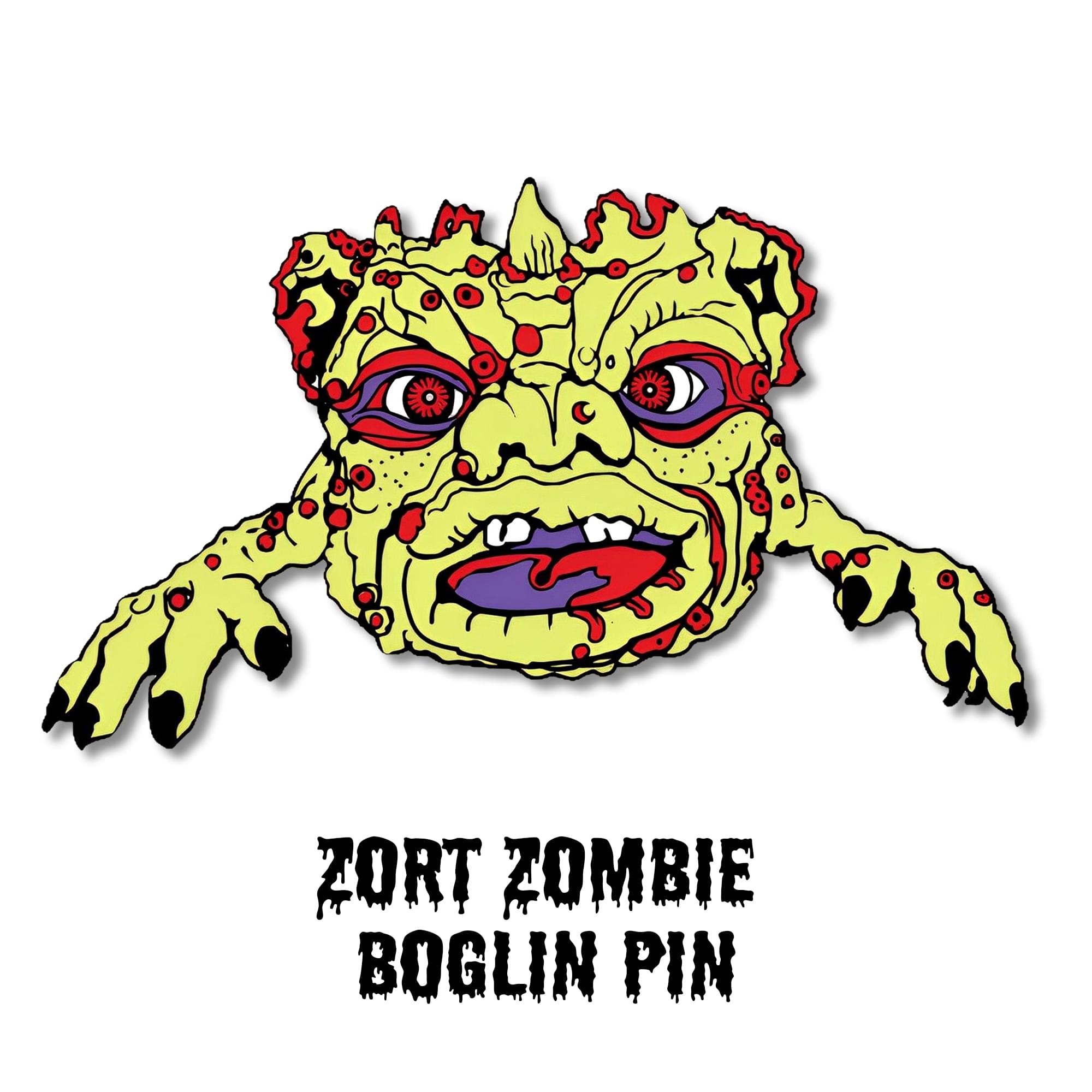 Boglins Zort Zombie Enamel Collectible Pin | Free Shipping