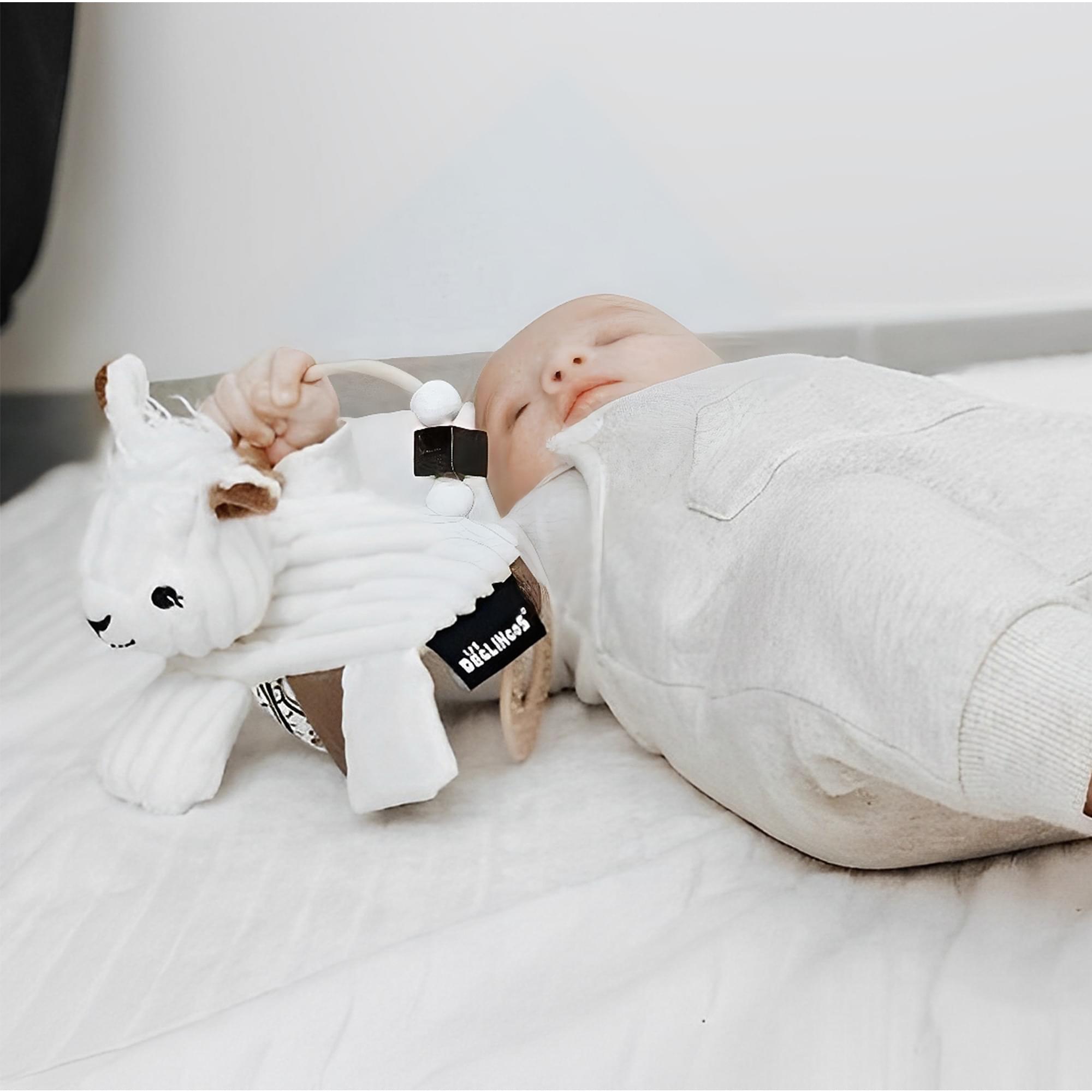 Les Deglingos Baby Activity Rattle | Muchachos the Llama