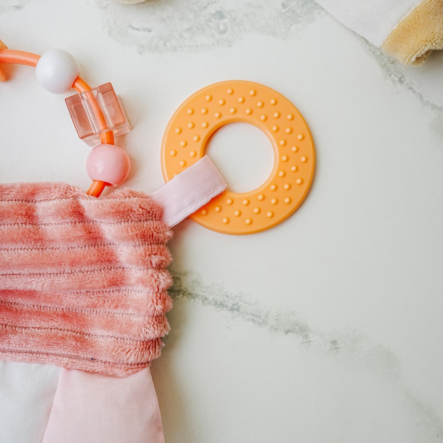 Les Deglingos Baby Activity Rattle | Pomelos the Ostrich