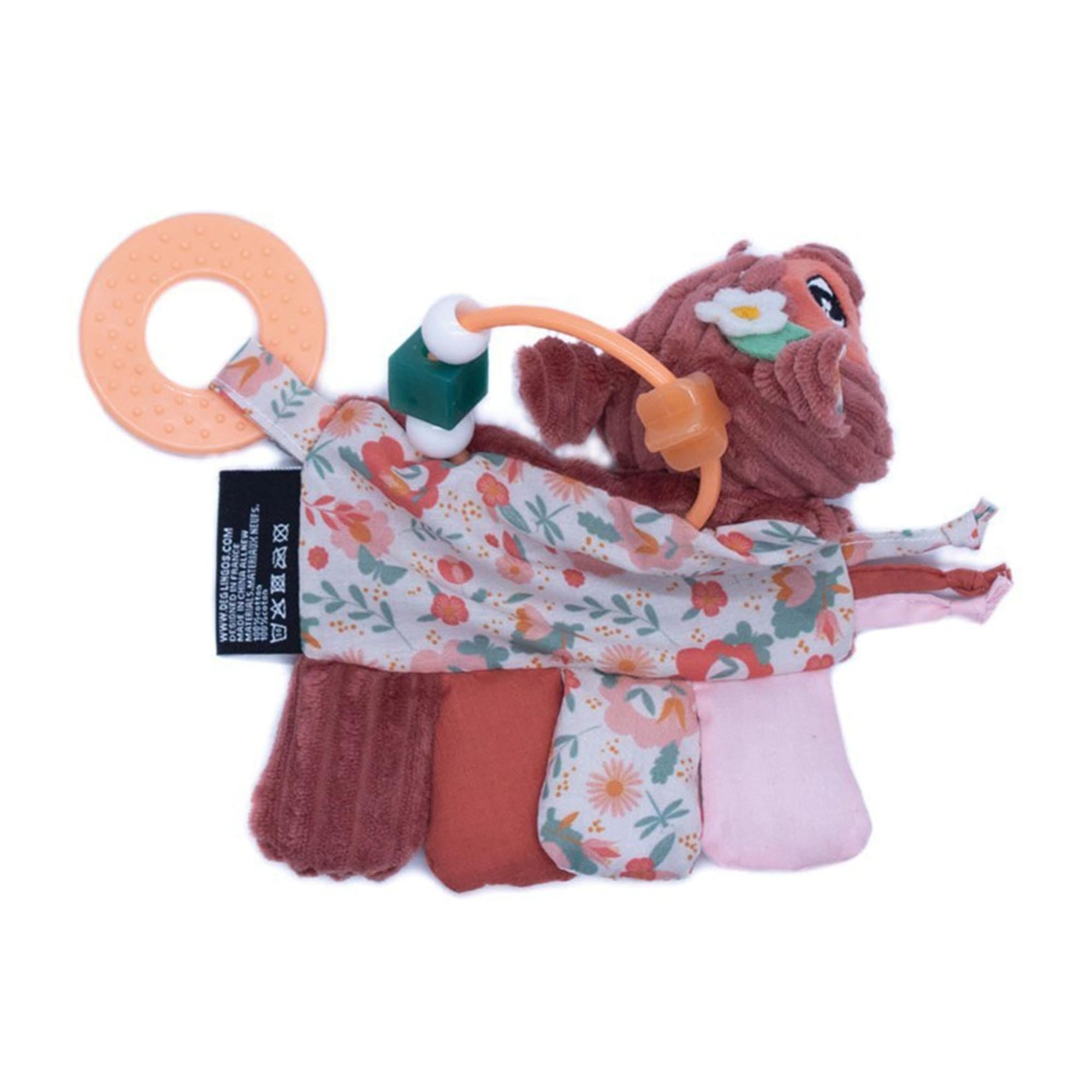 Les Deglingos Baby Activity Rattle | Melimelos the Deer