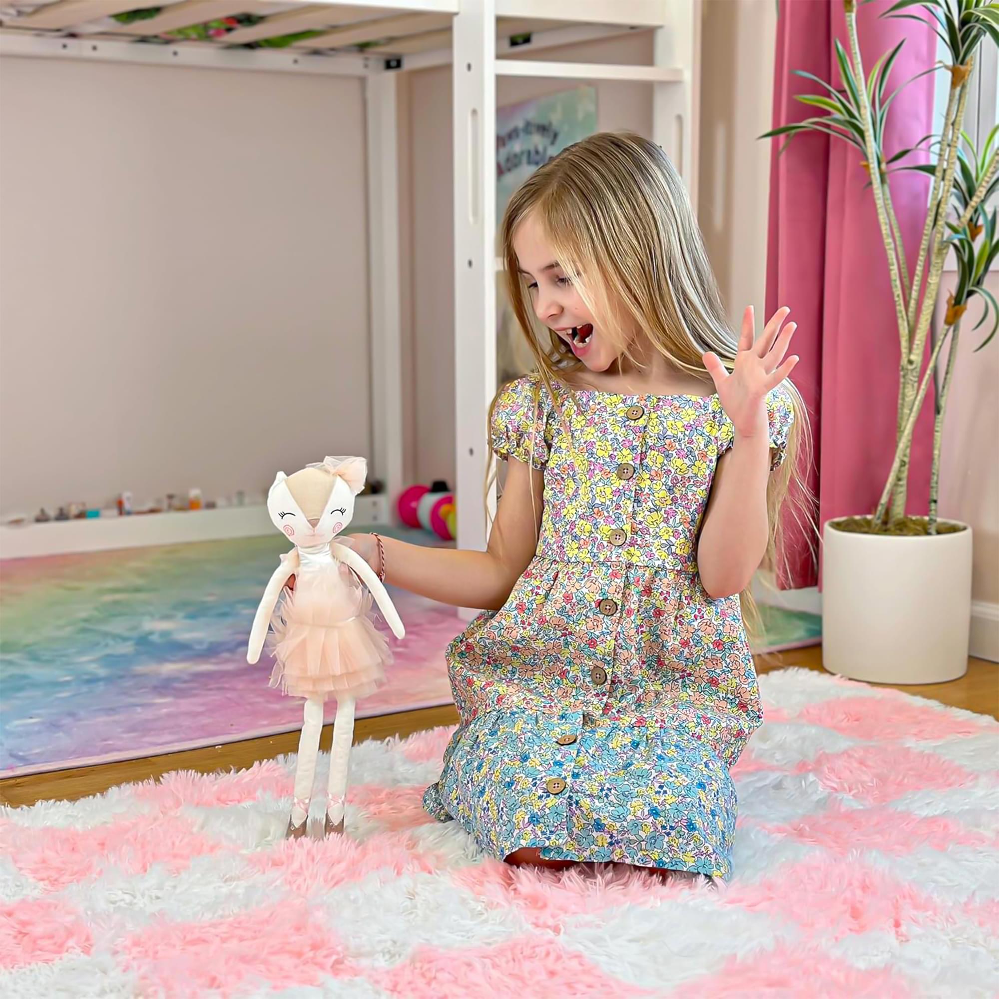Teddykompaniet Plush Ballerina Cat, Celine