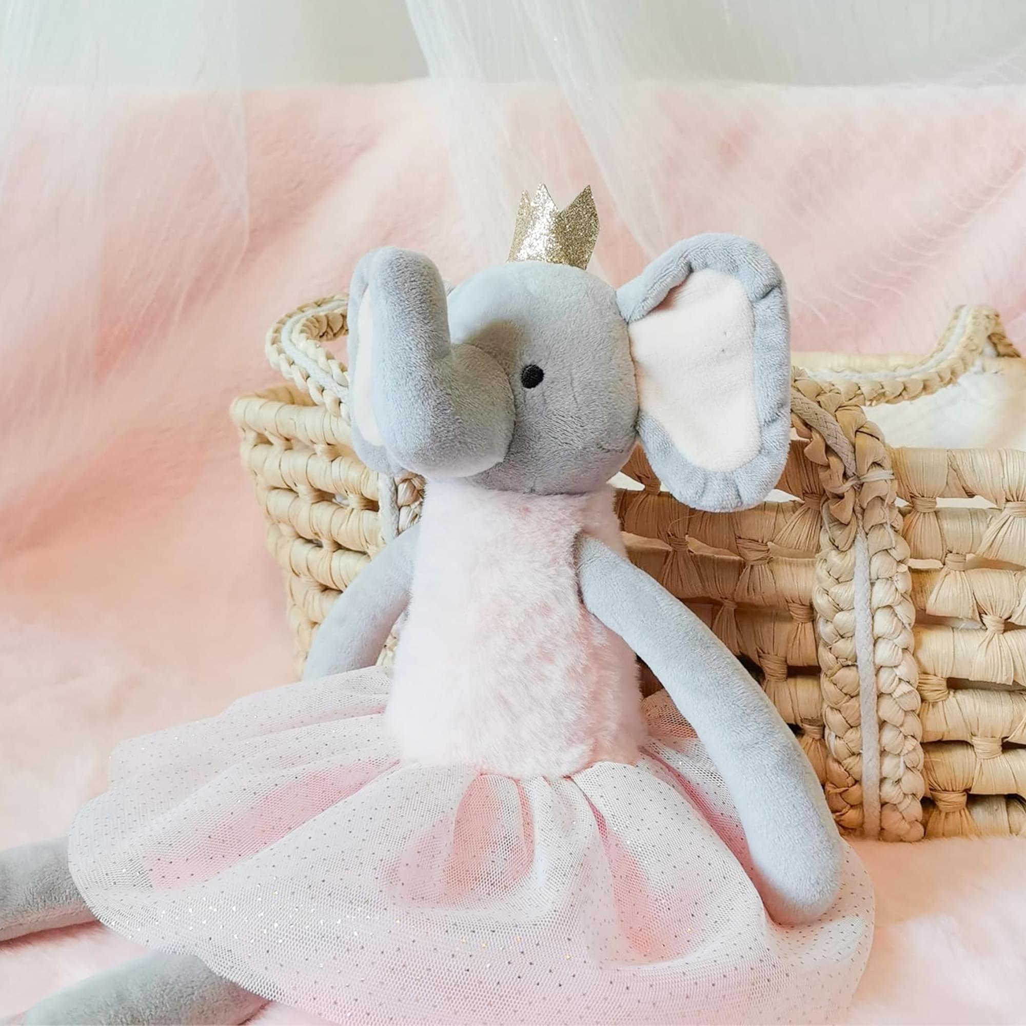Teddykompaniet Plush Ballerina Elephant, Ellie
