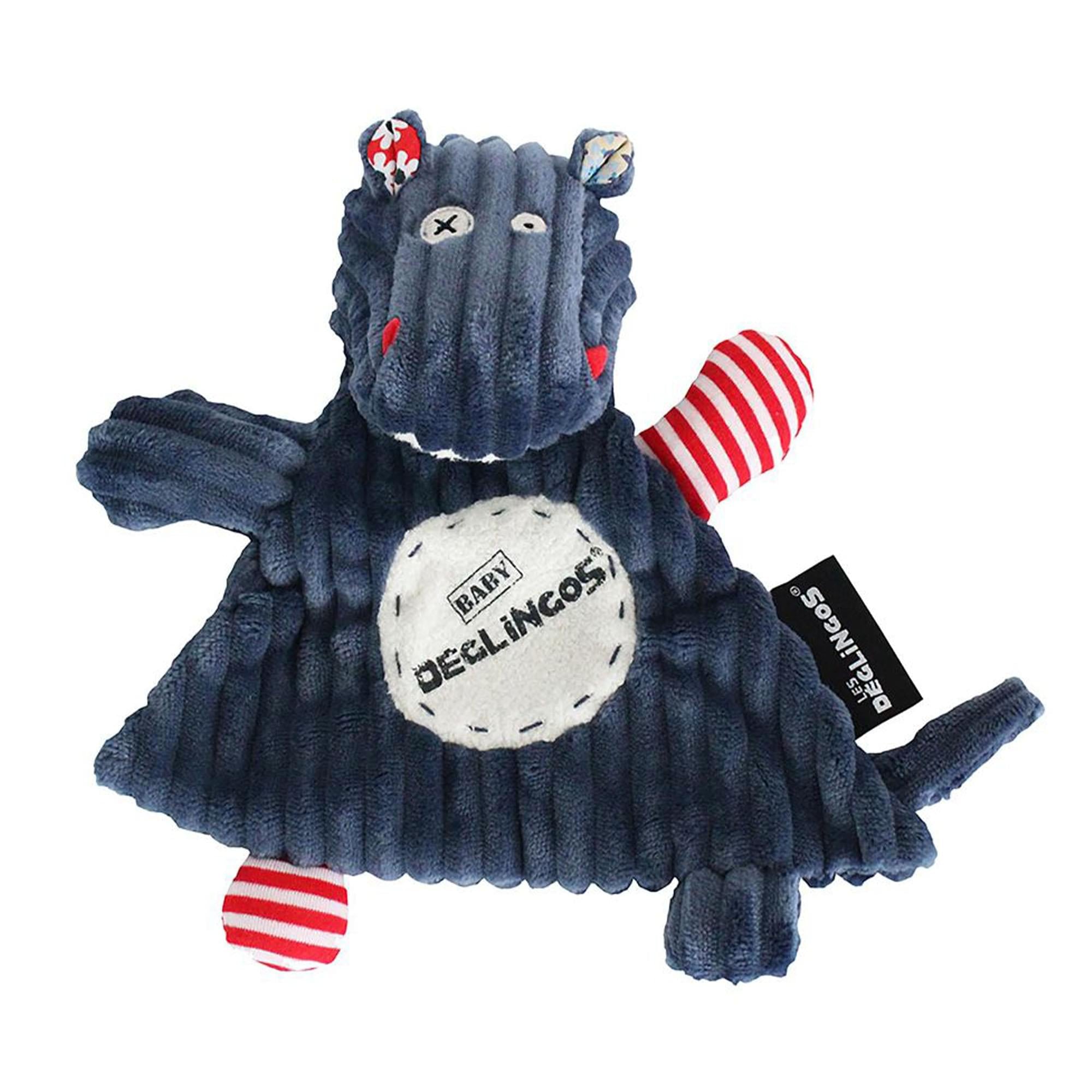 Les Deglingos Plush Baby Comforter | Hippipos the Hippo