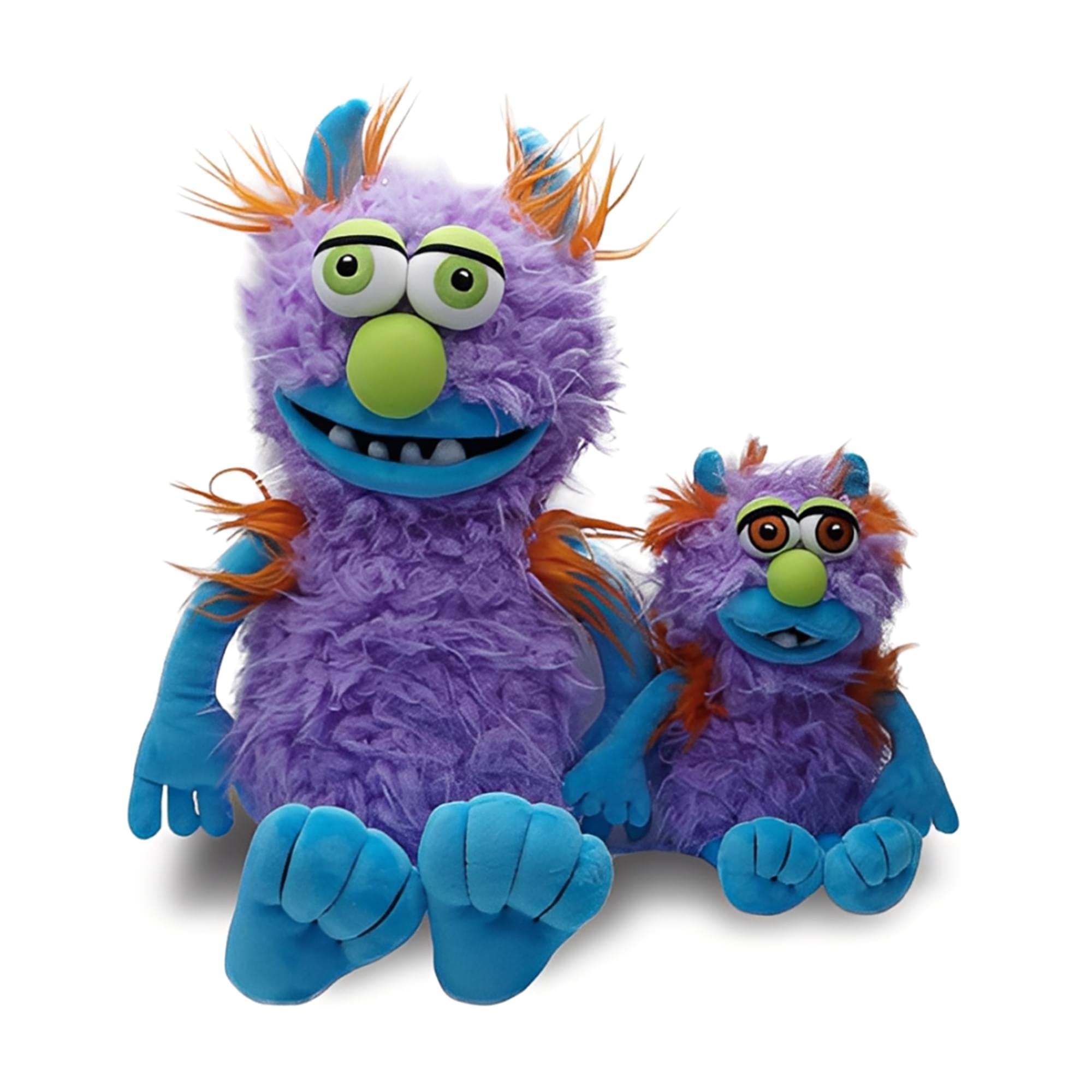Snooze Monsters Interactive Bedtime Plush Set | Coltrane & Washington Jr