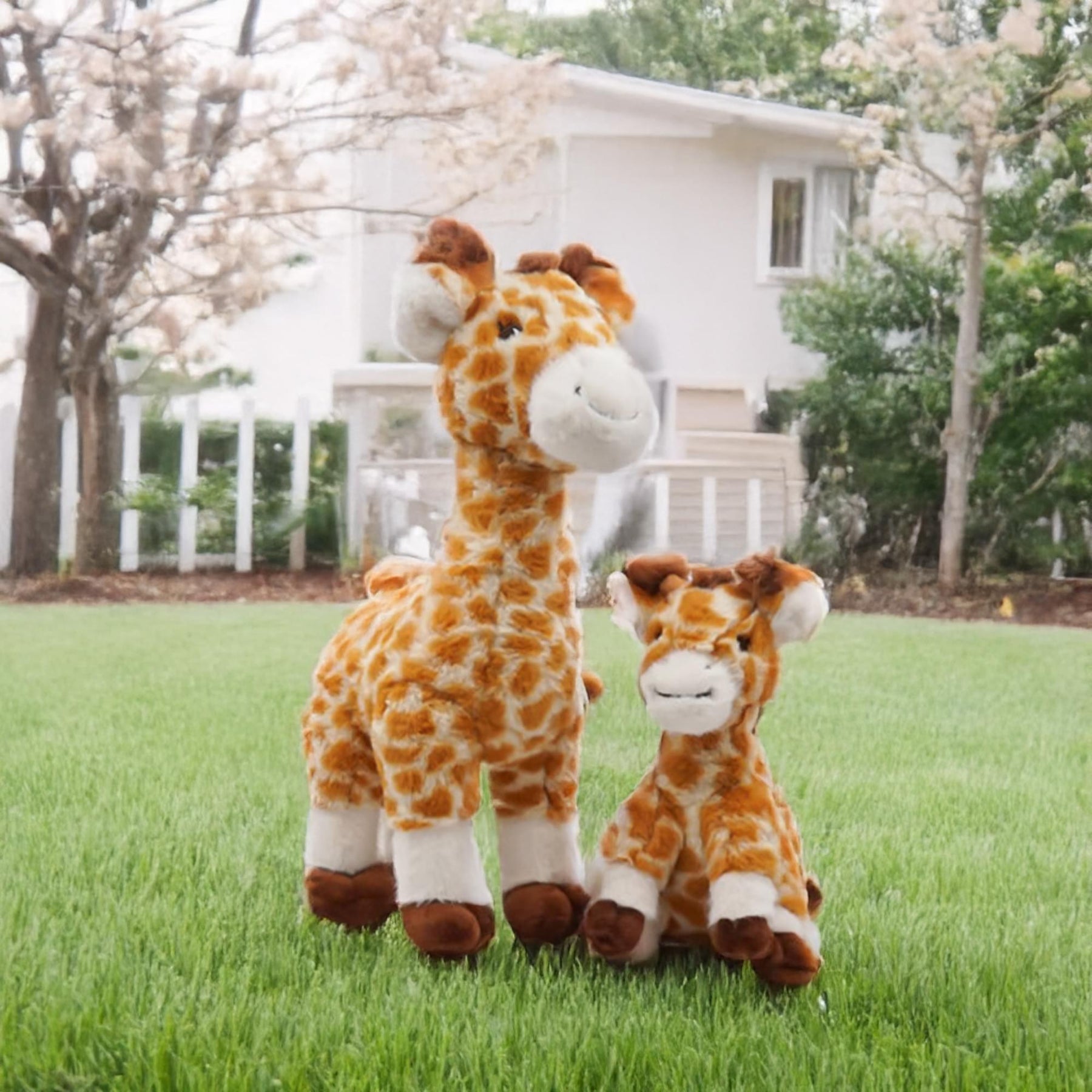 Snooze Monsters Interactive Bedtime Plush Set | Giraffe With Baby