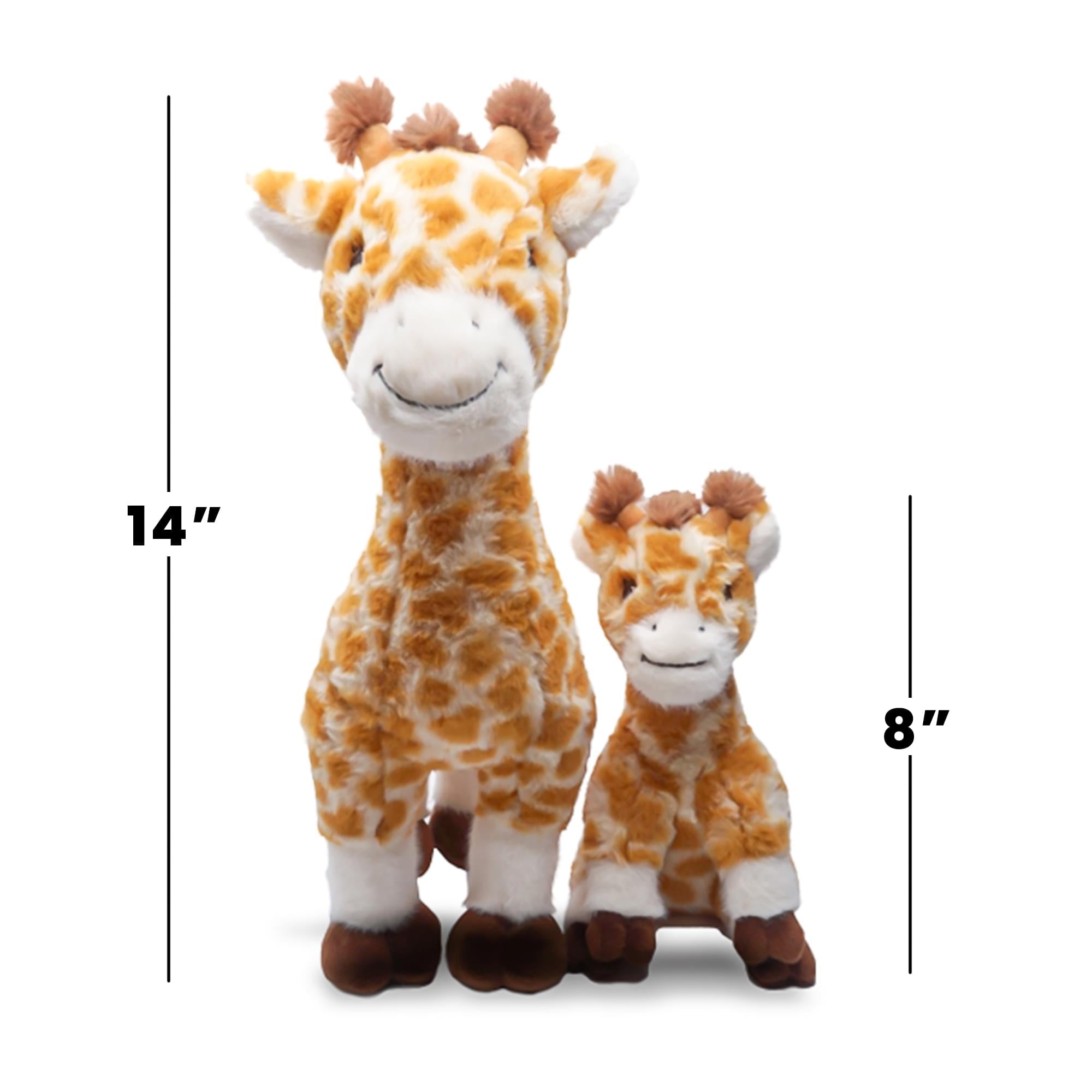 Snooze Monsters Interactive Bedtime Plush Set | Giraffe With Baby