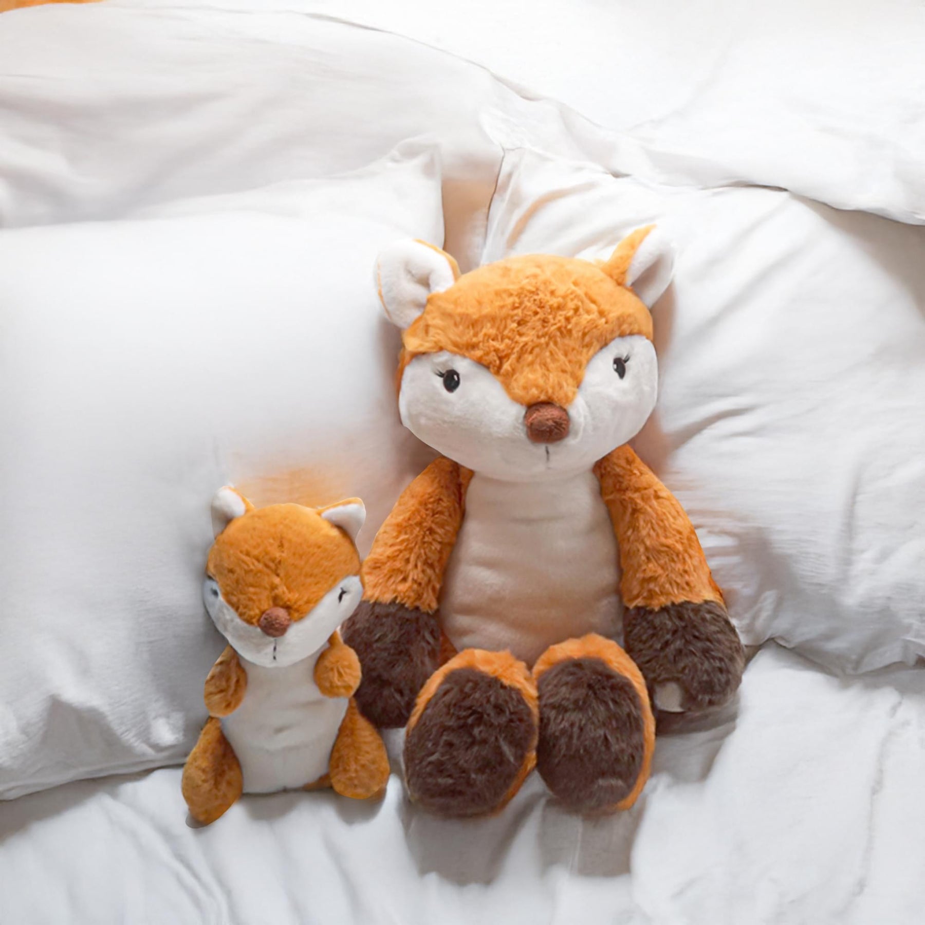 Snooze Monsters Interactive Bedtime Plush Set | Fox With Baby