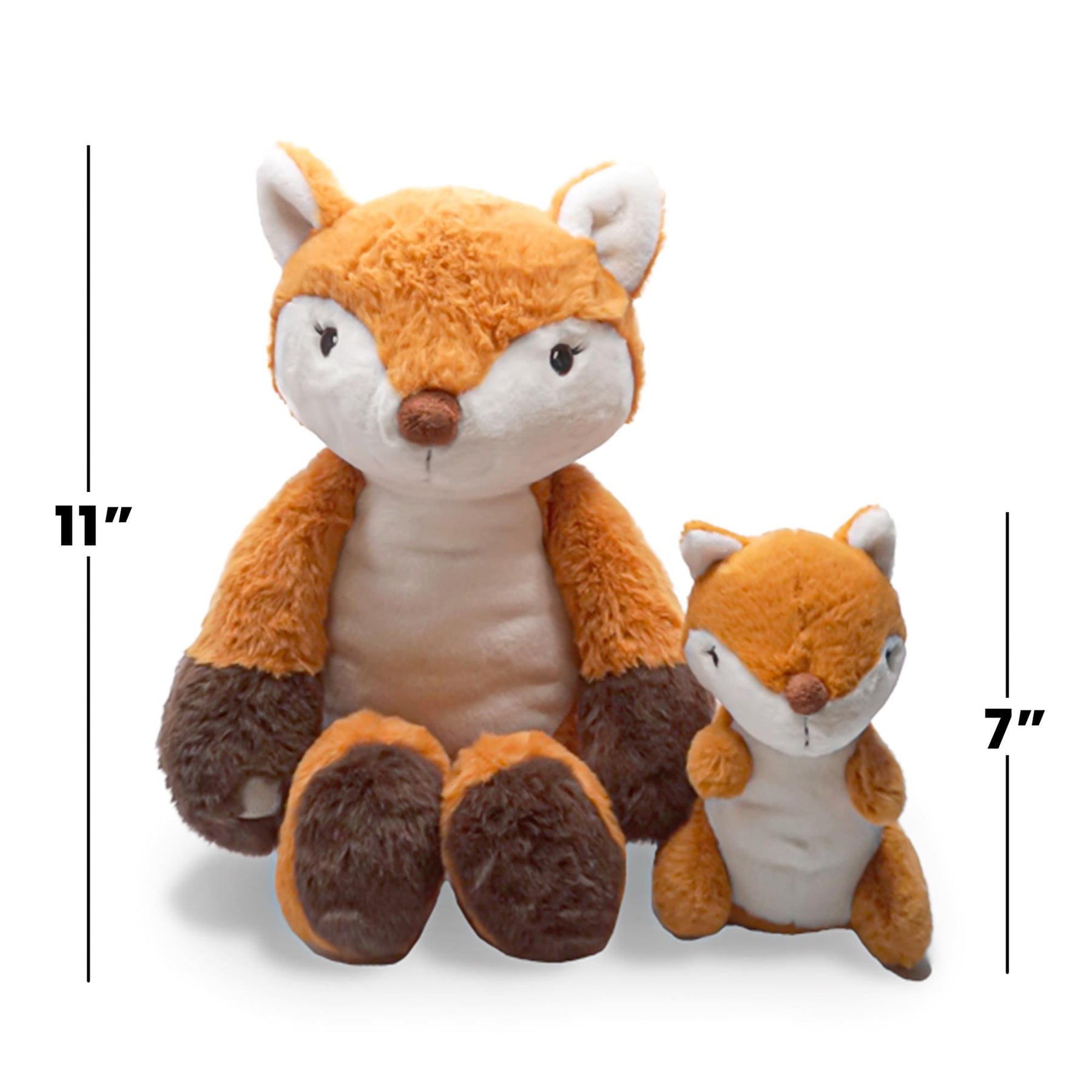 Snooze Monsters Interactive Bedtime Plush Set | Fox With Baby