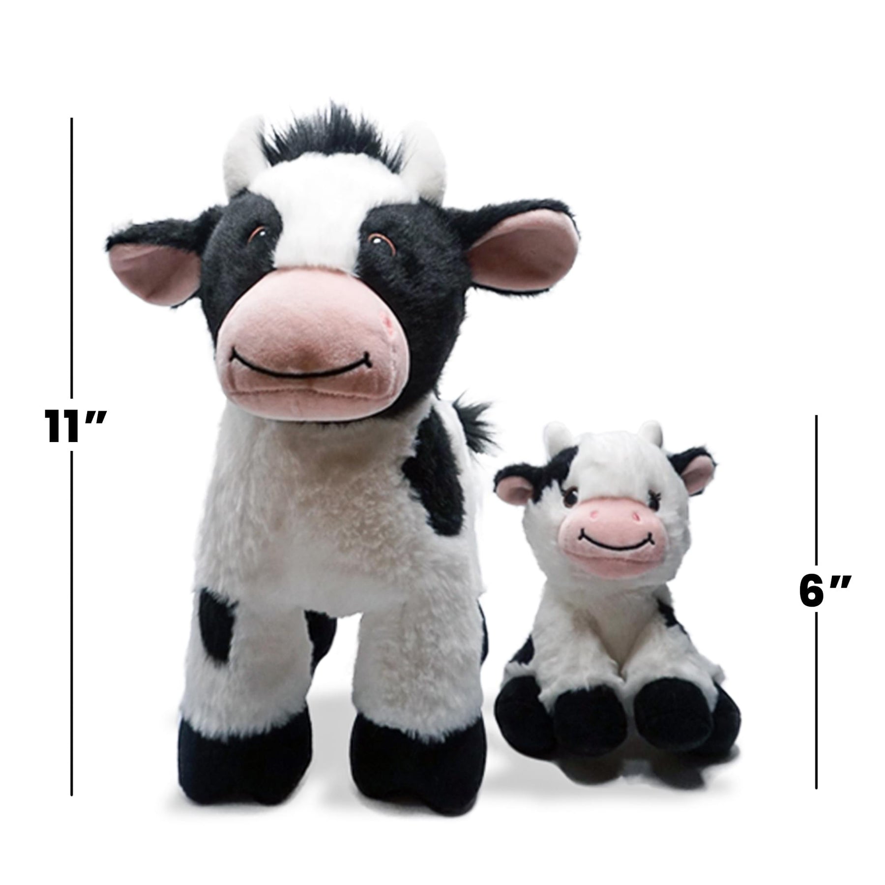 Snooze Monsters Interactive Bedtime Plush Set | Cow With Baby