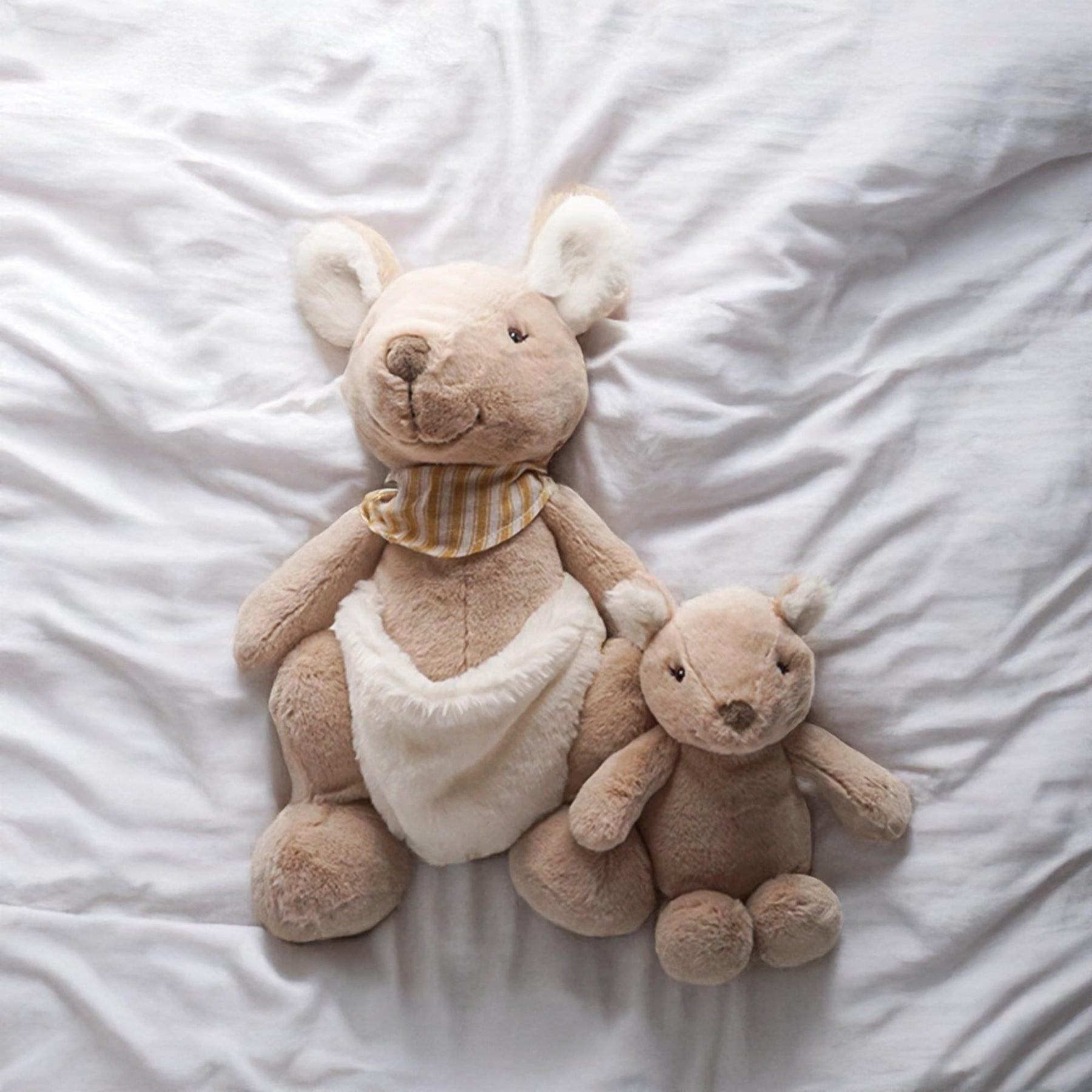 Snooze Monsters Interactive Bedtime Plush Set | Kangaroo With Baby