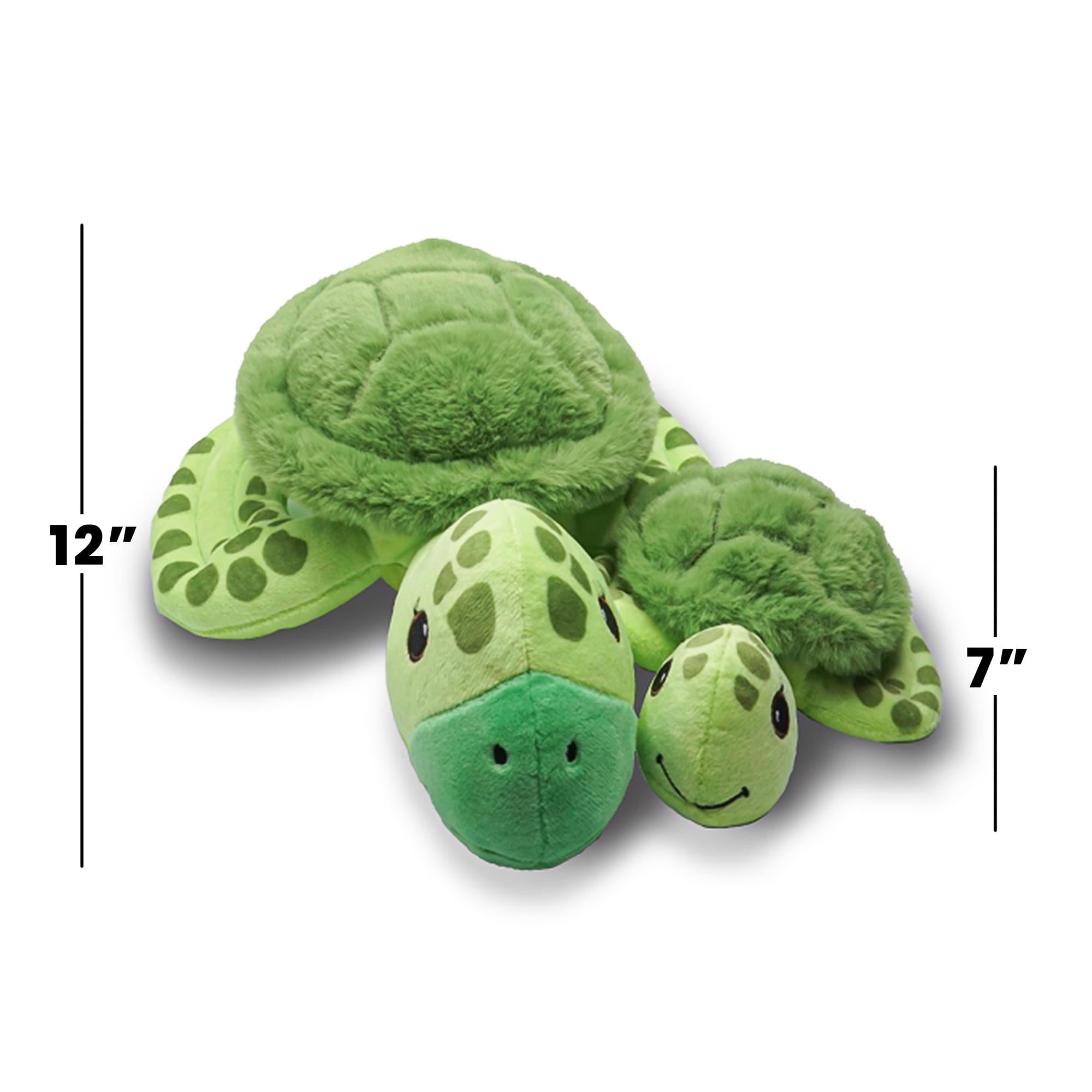 Snooze Monsters Interactive Bedtime Plush Set | Turtle With Baby