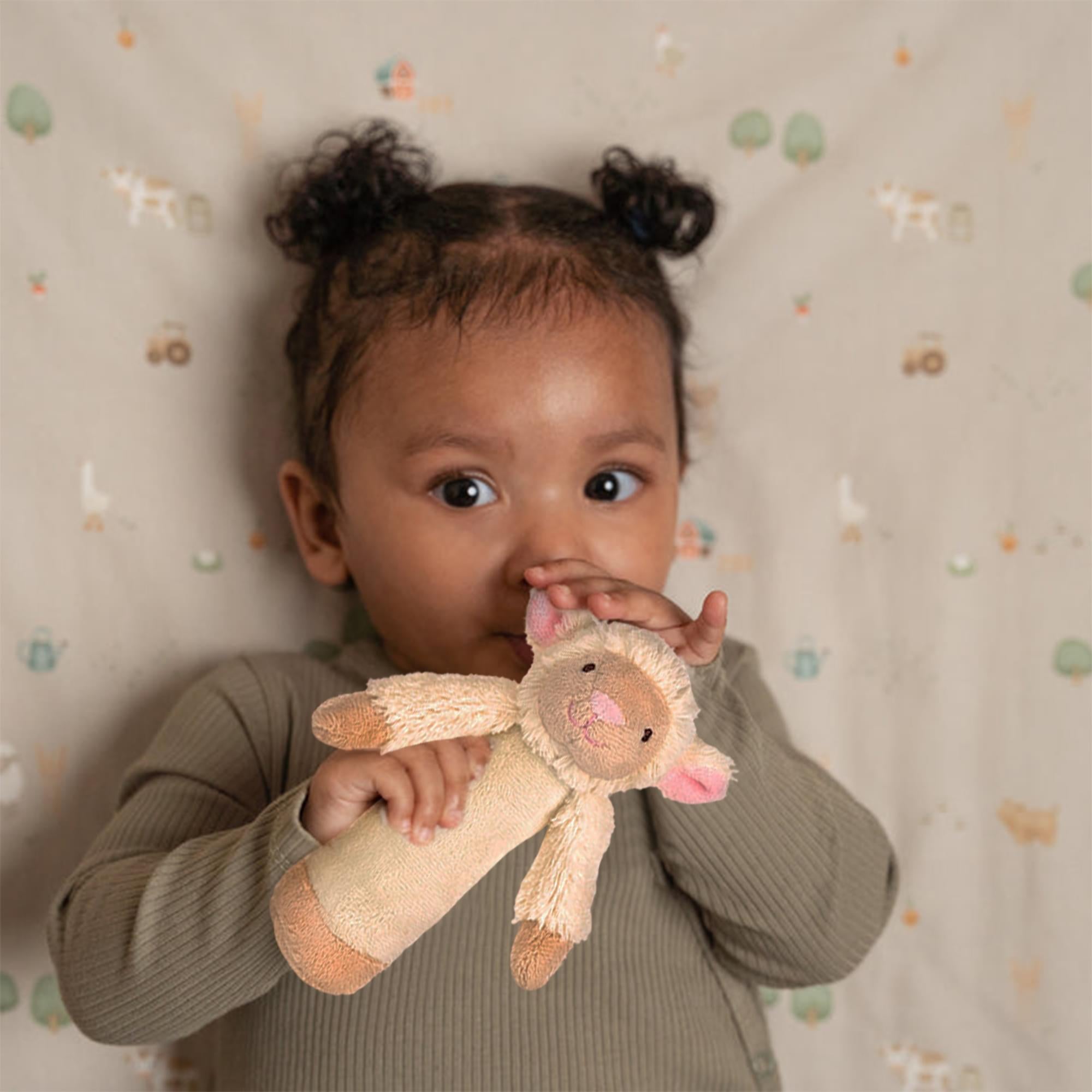 Teddykompaniet Plush Baby Rattle | Lamb