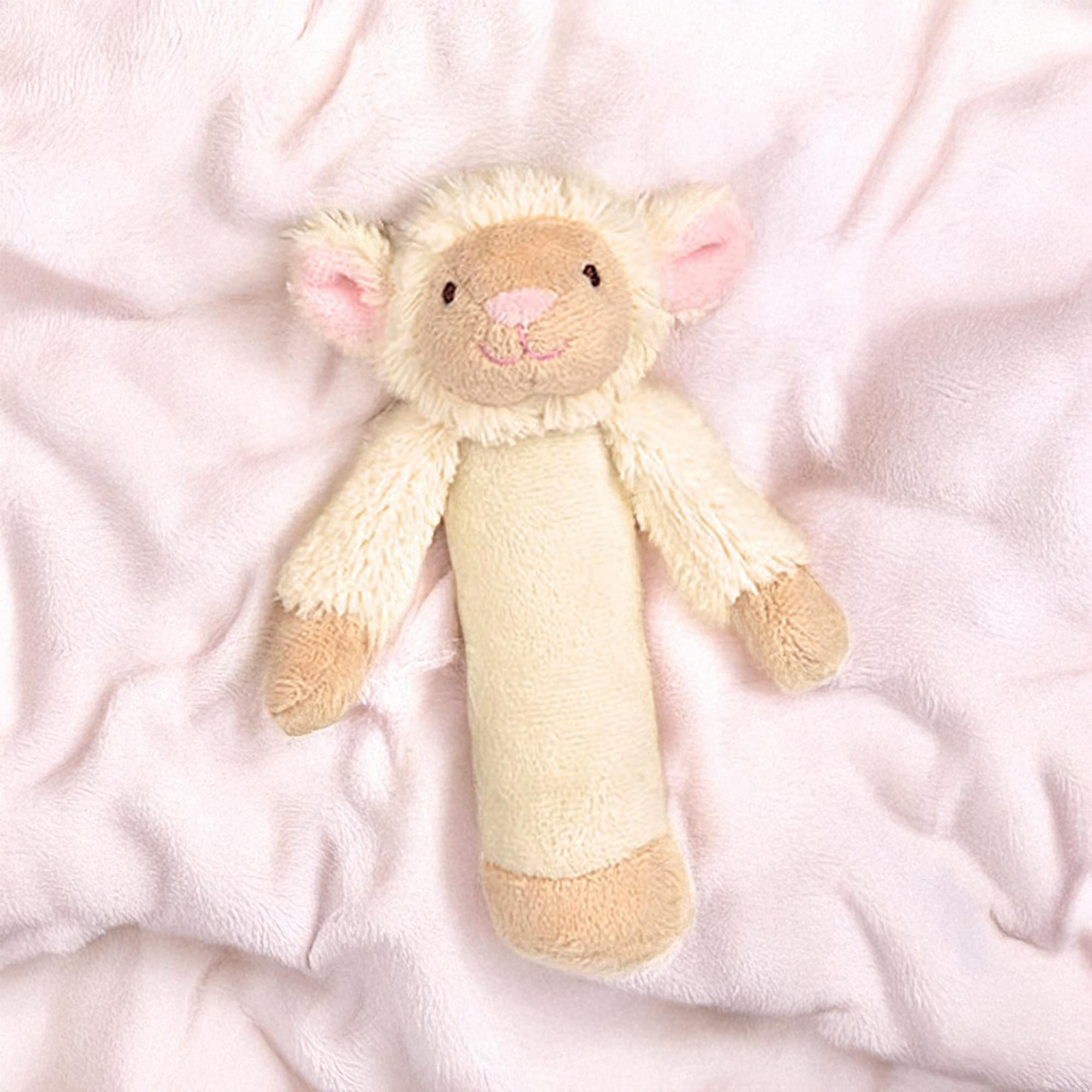 Teddykompaniet Plush Baby Rattle | Lamb