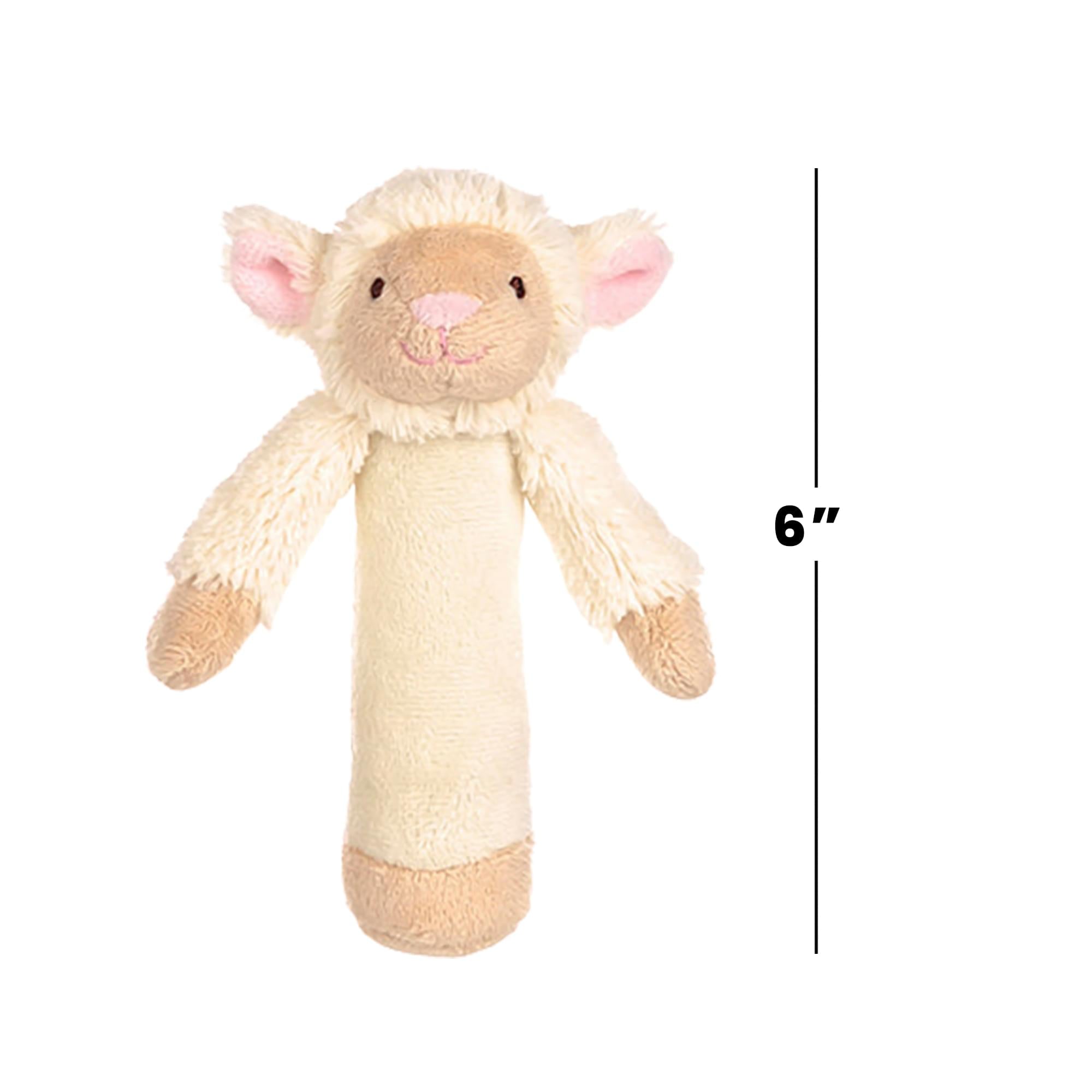 Teddykompaniet Plush Baby Rattle | Lamb