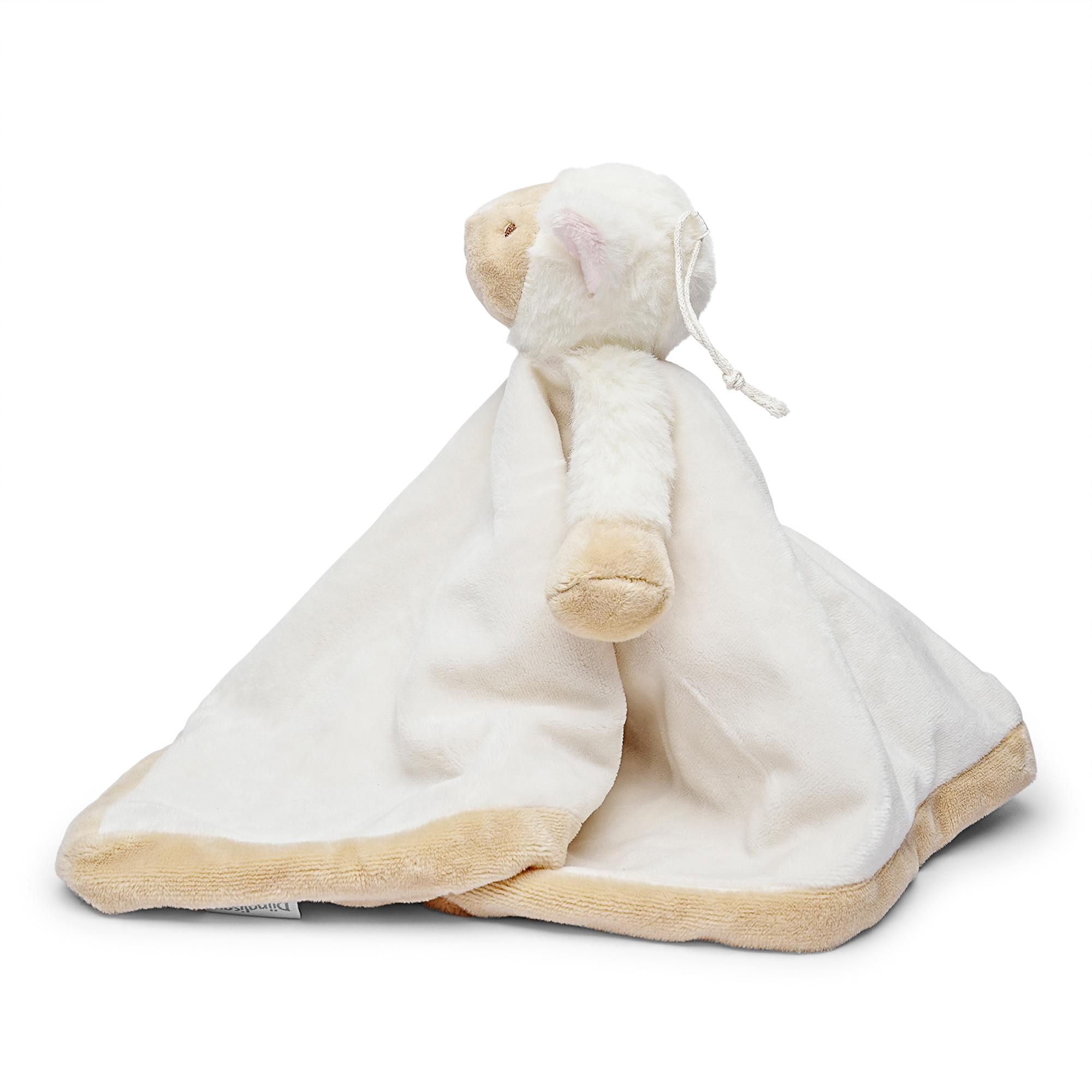 Teddykompaniet Diinglisar Collection 11 Inch Plush Animal Blanket | Lamb