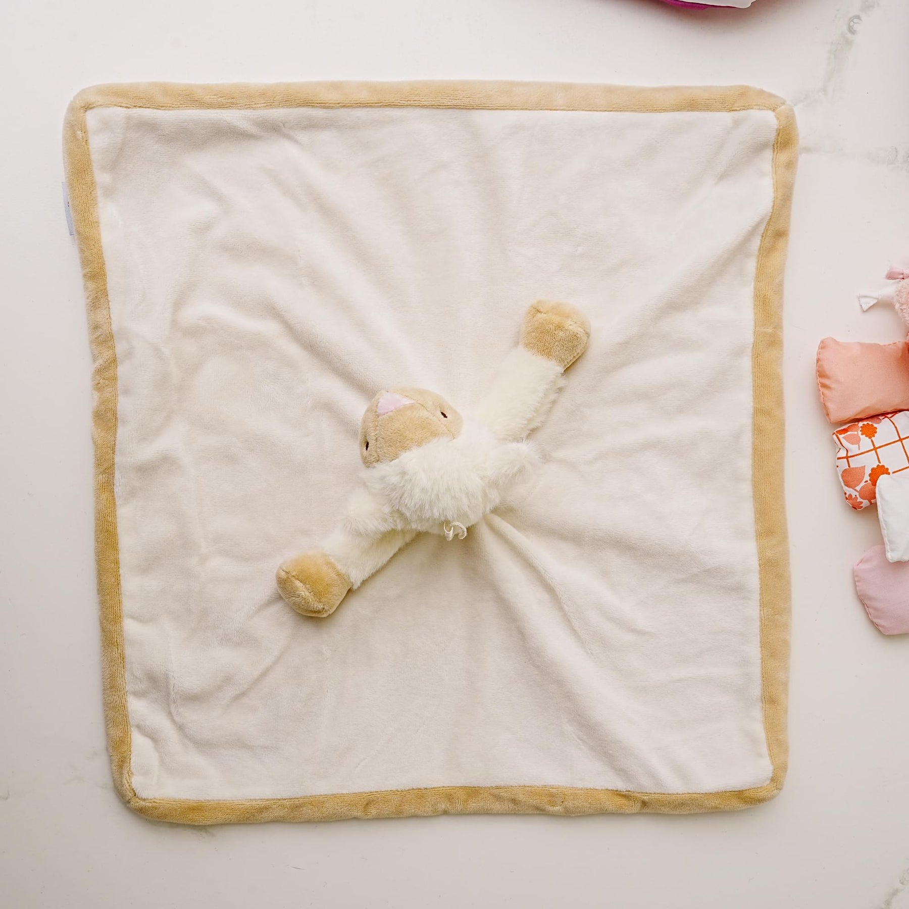 Teddykompaniet Diinglisar Collection 11 Inch Plush Animal Blanket | Lamb