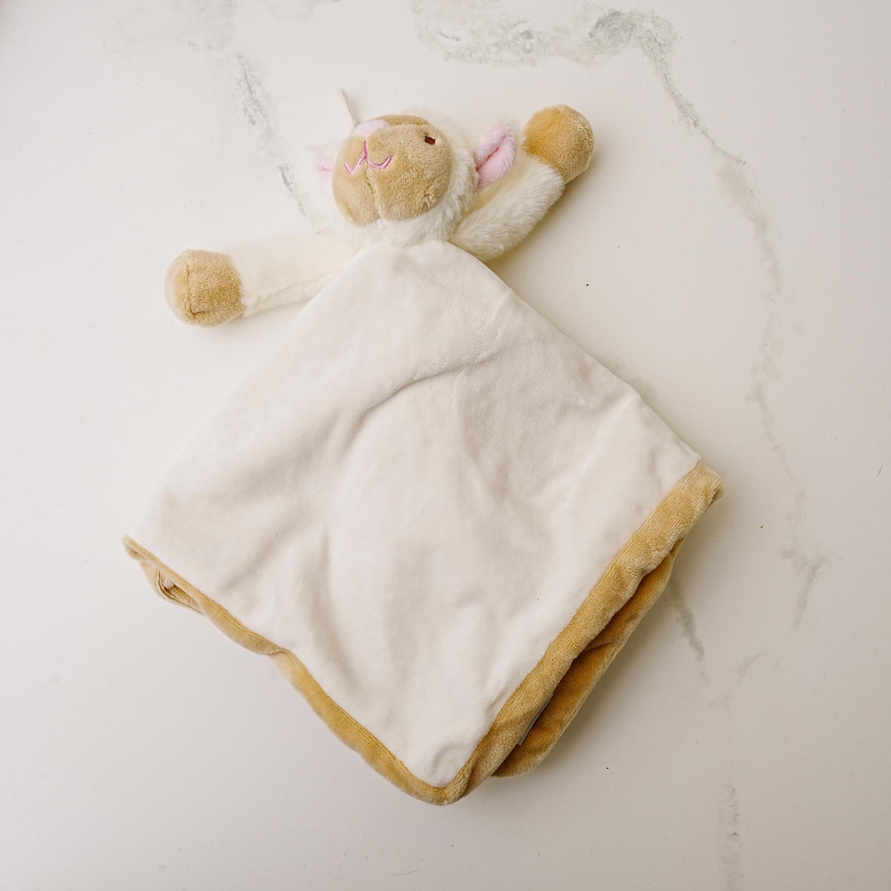 Teddykompaniet Diinglisar Collection 11 Inch Plush Animal Blanket | Lamb