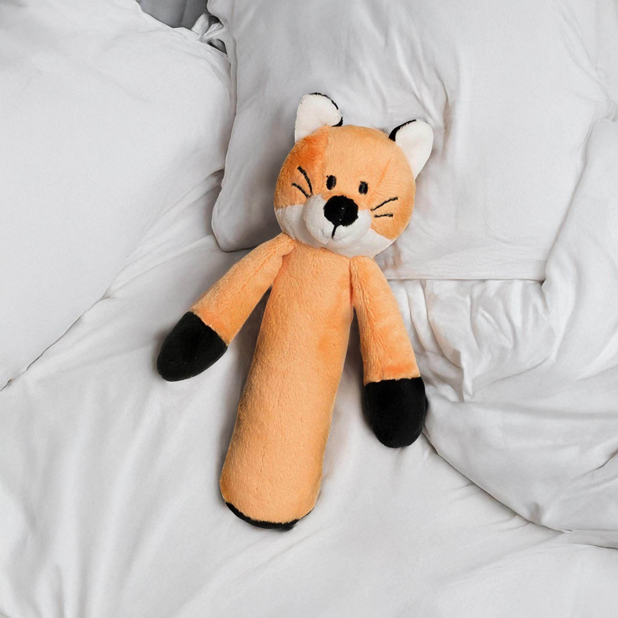 Teddykompaniet Plush Baby Rattle | Fox