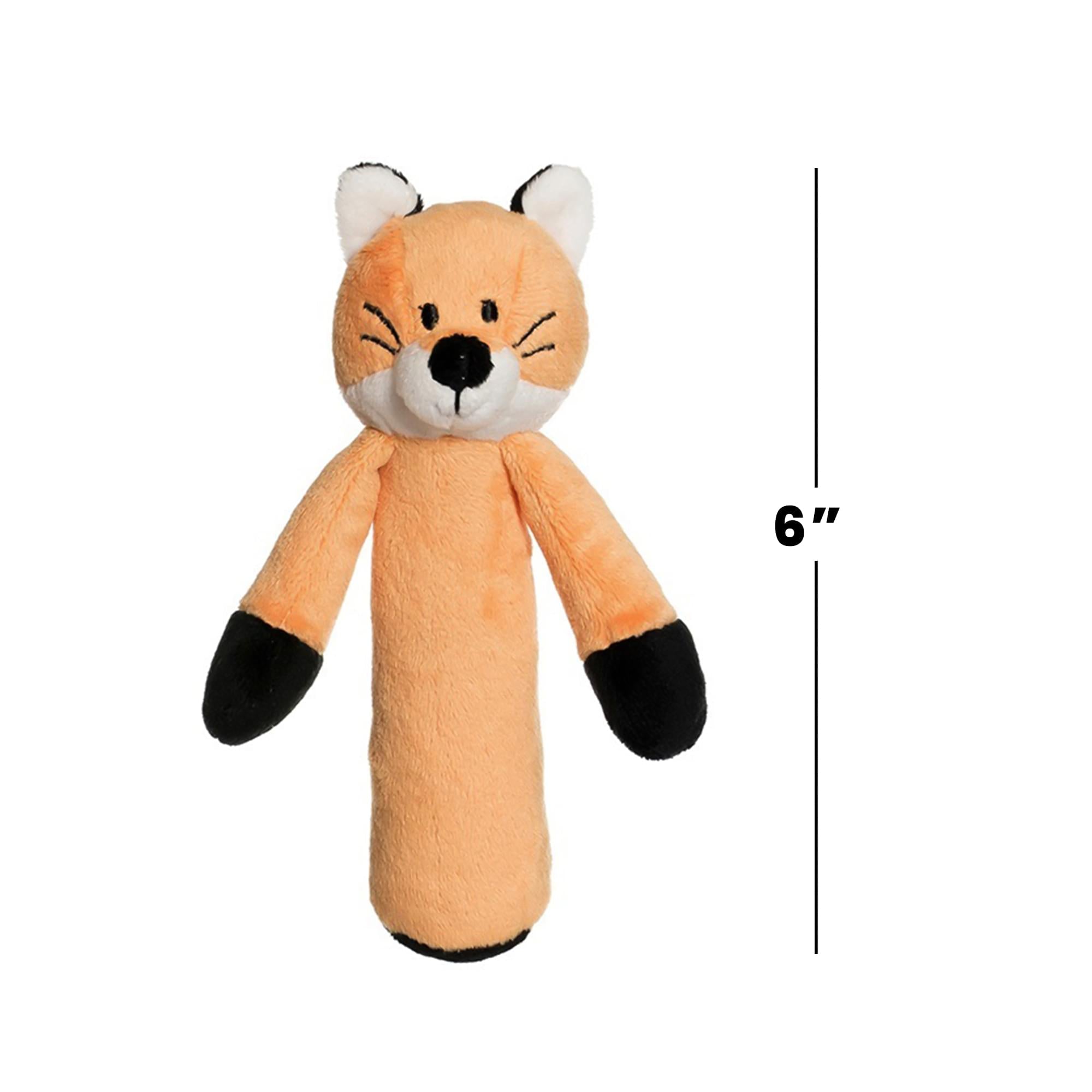 Teddykompaniet Plush Baby Rattle | Fox