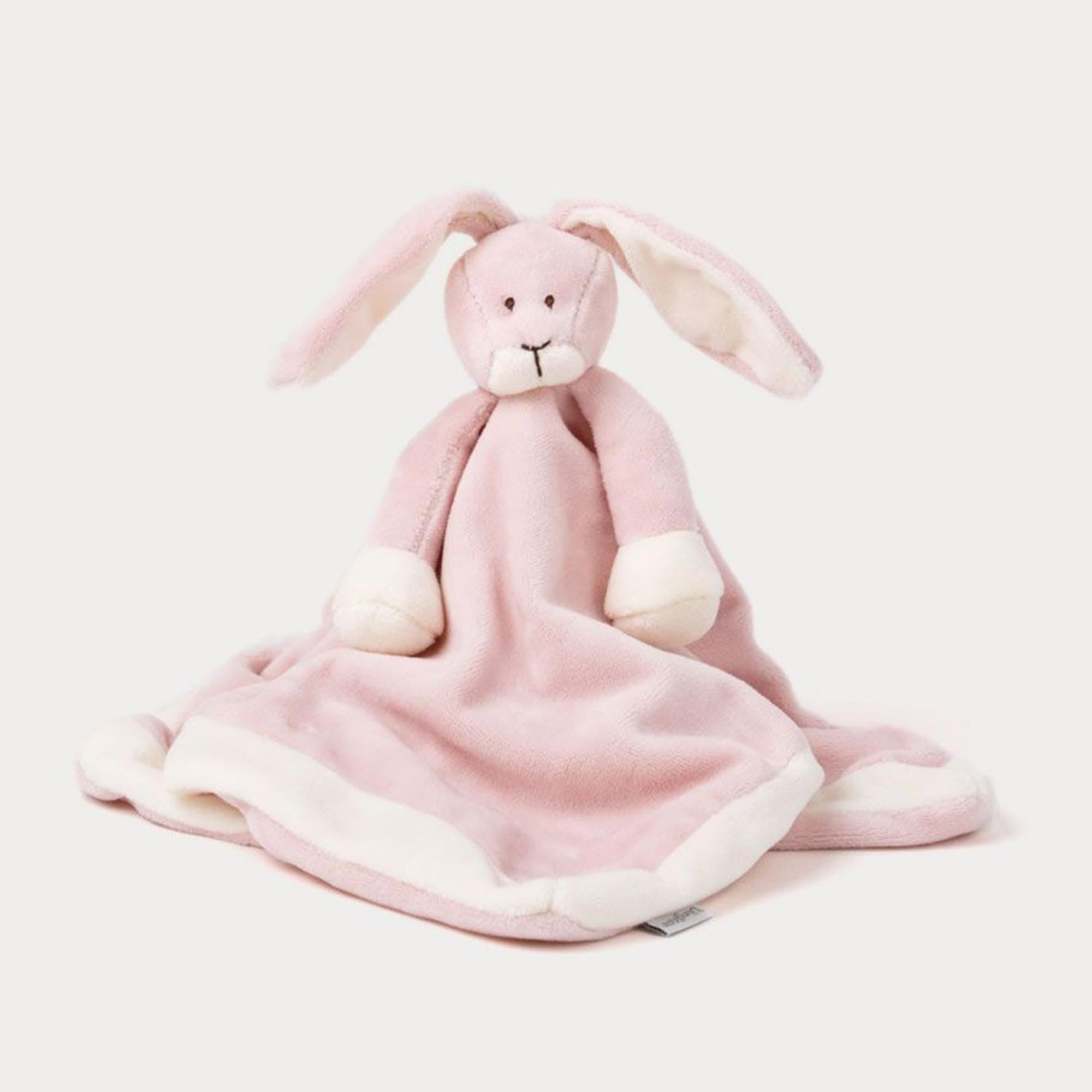 Teddykompaniet Plush Baby Blanket | Rose Bunny