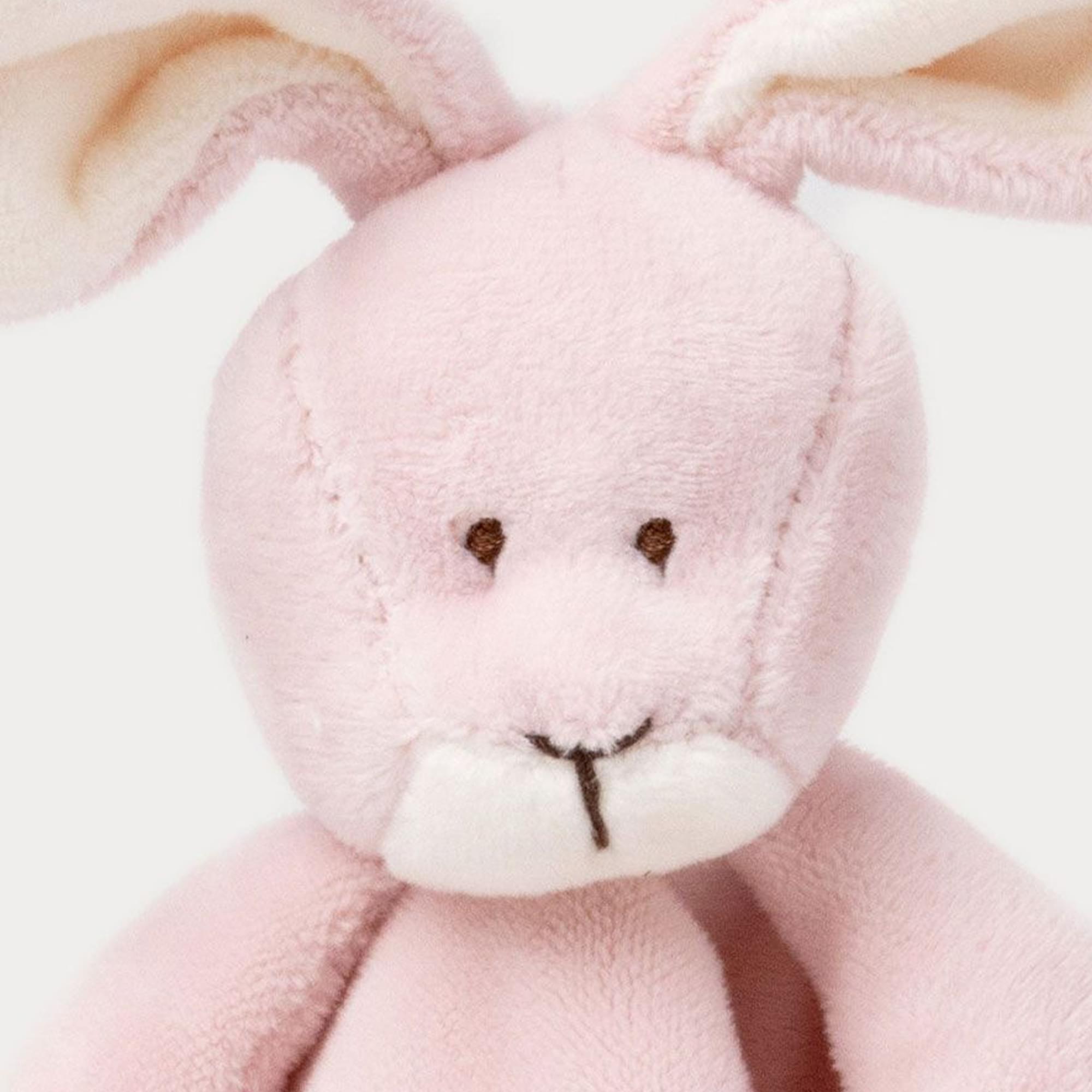 Teddykompaniet Plush Baby Blanket | Rose Bunny