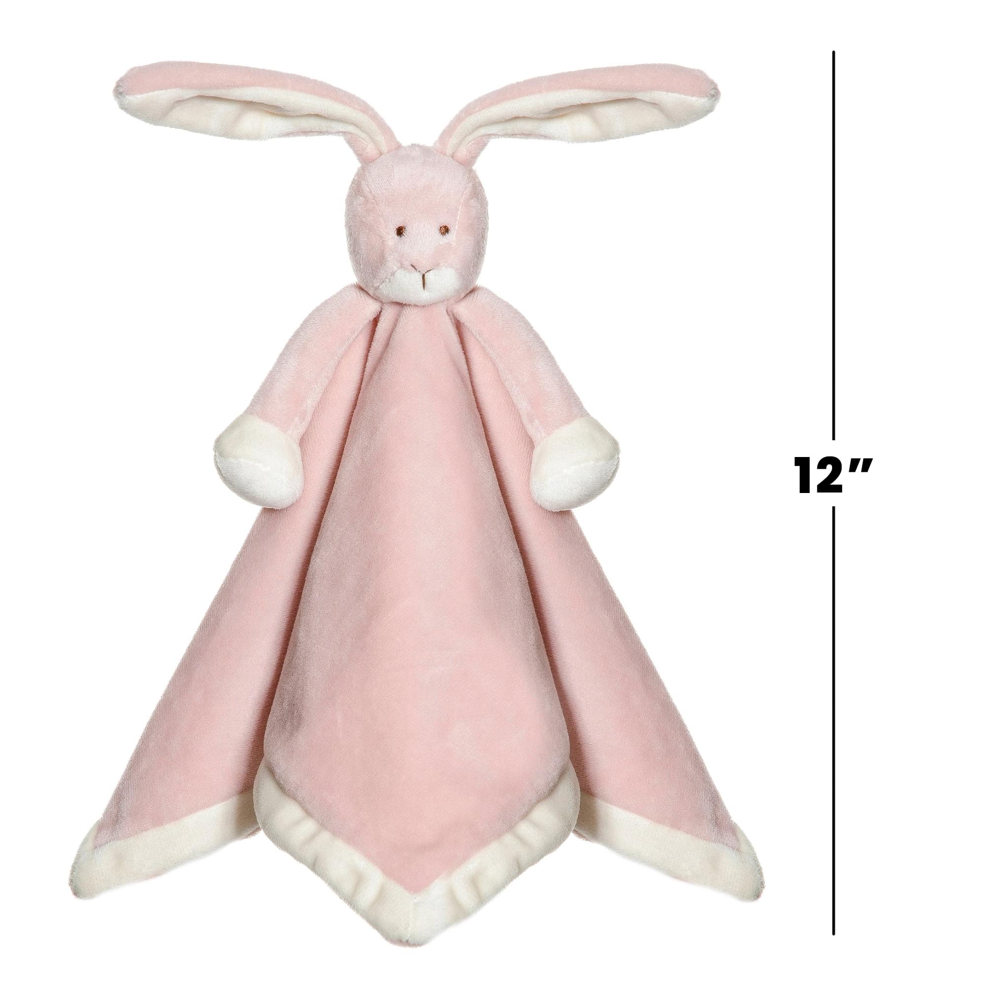 Teddykompaniet Plush Baby Blanket | Rose Bunny