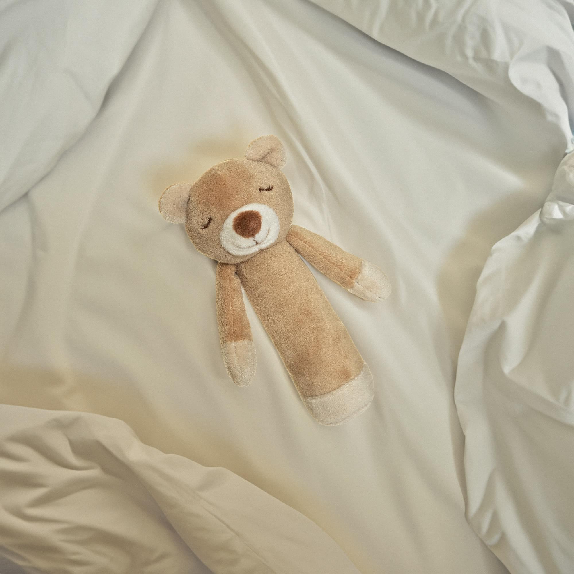 Teddykompaniet Plush Baby Rattle | Teddy Bear