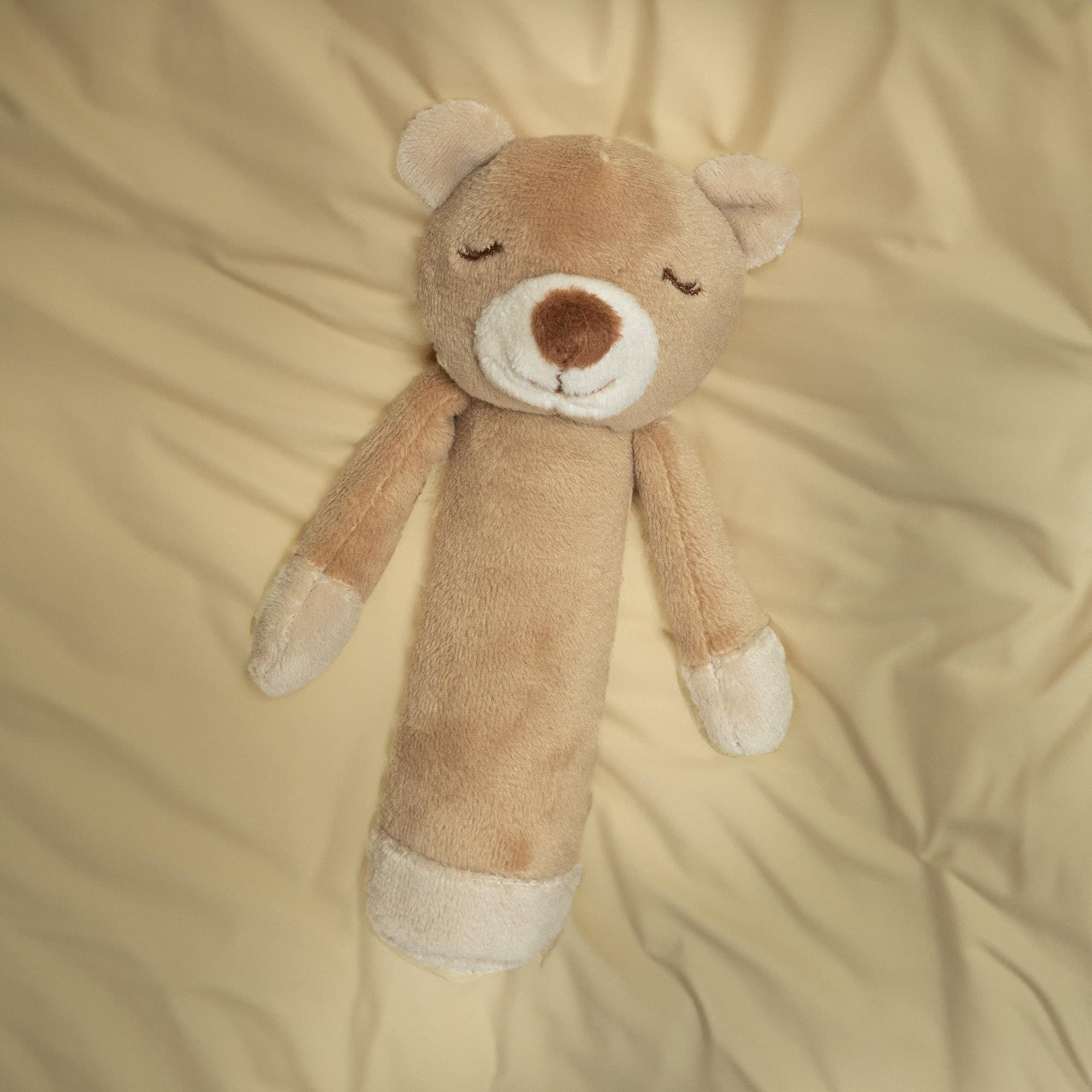 Teddykompaniet Plush Baby Rattle | Teddy Bear