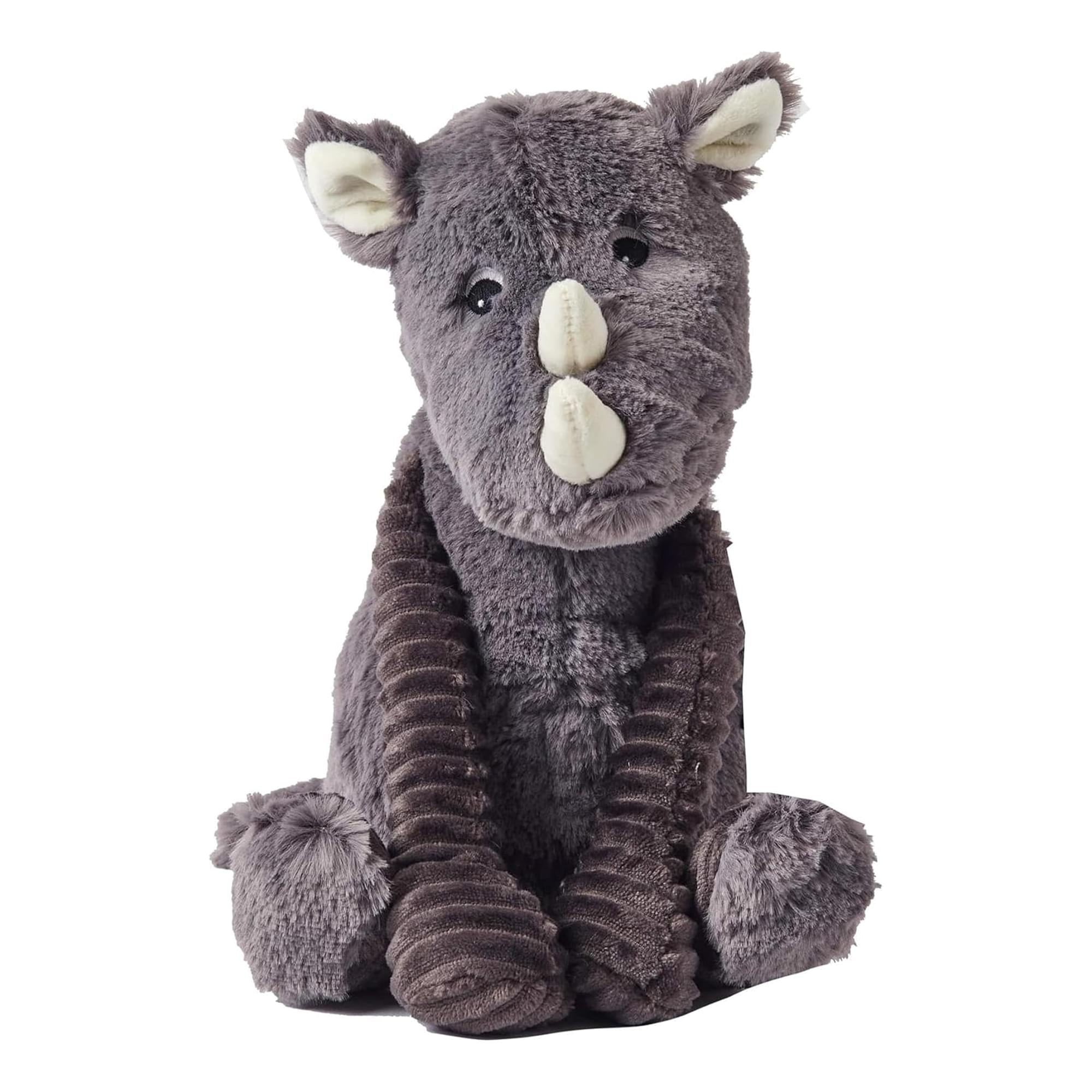 Les Delingos Original Plush Animal | Grobisou the Grey Rhino