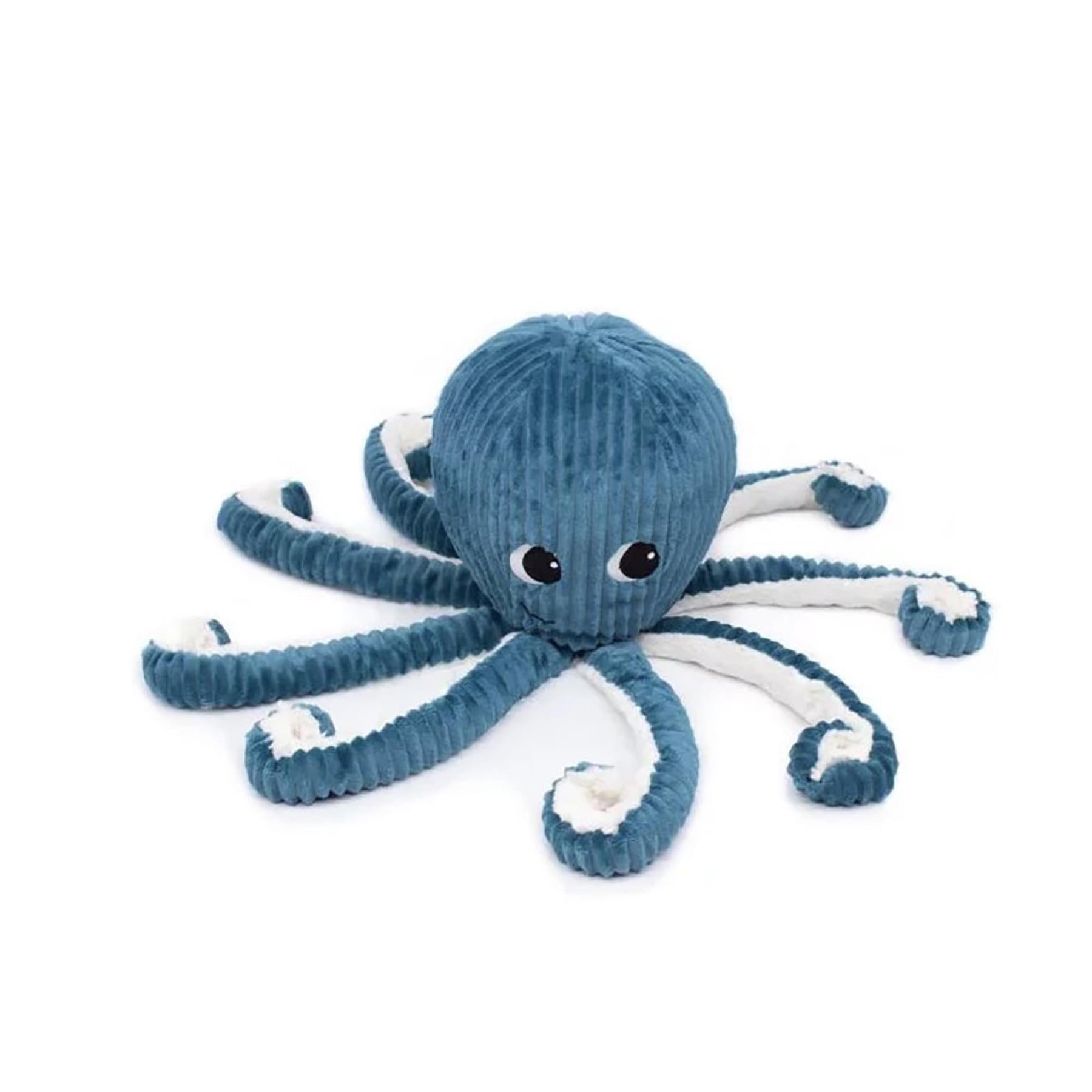 Les Delingos Ptipotos Mom and Baby Octopus Plush | Blue