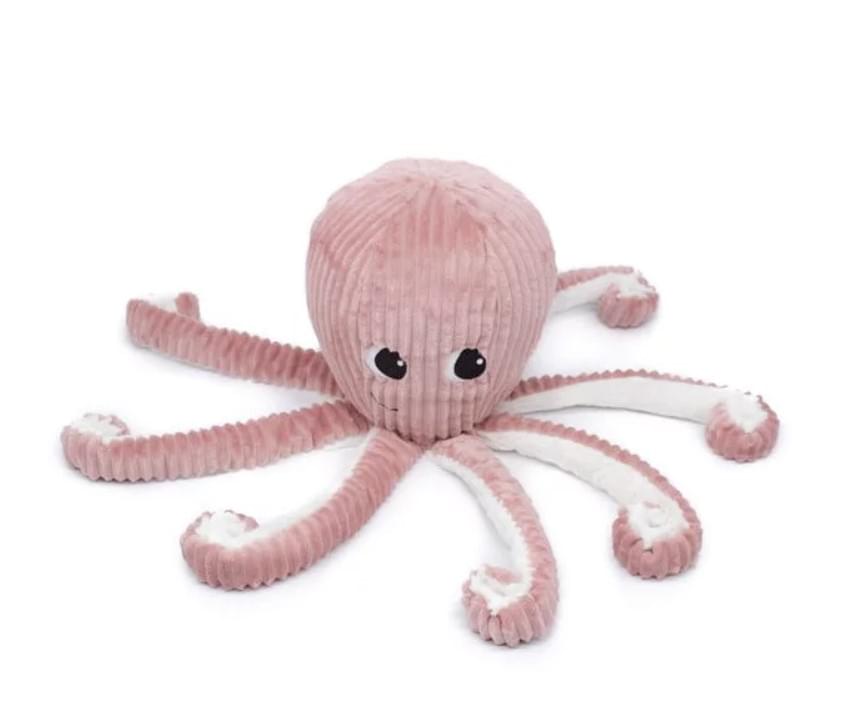Les Delingos Ptipotos Mom and Baby Octopus Plush | Pink