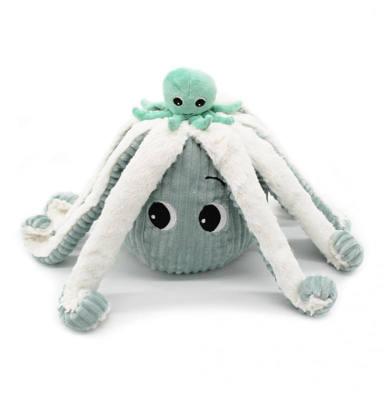 Les Delingos Ptipotos Mom and Baby Octopus Plush | Mint