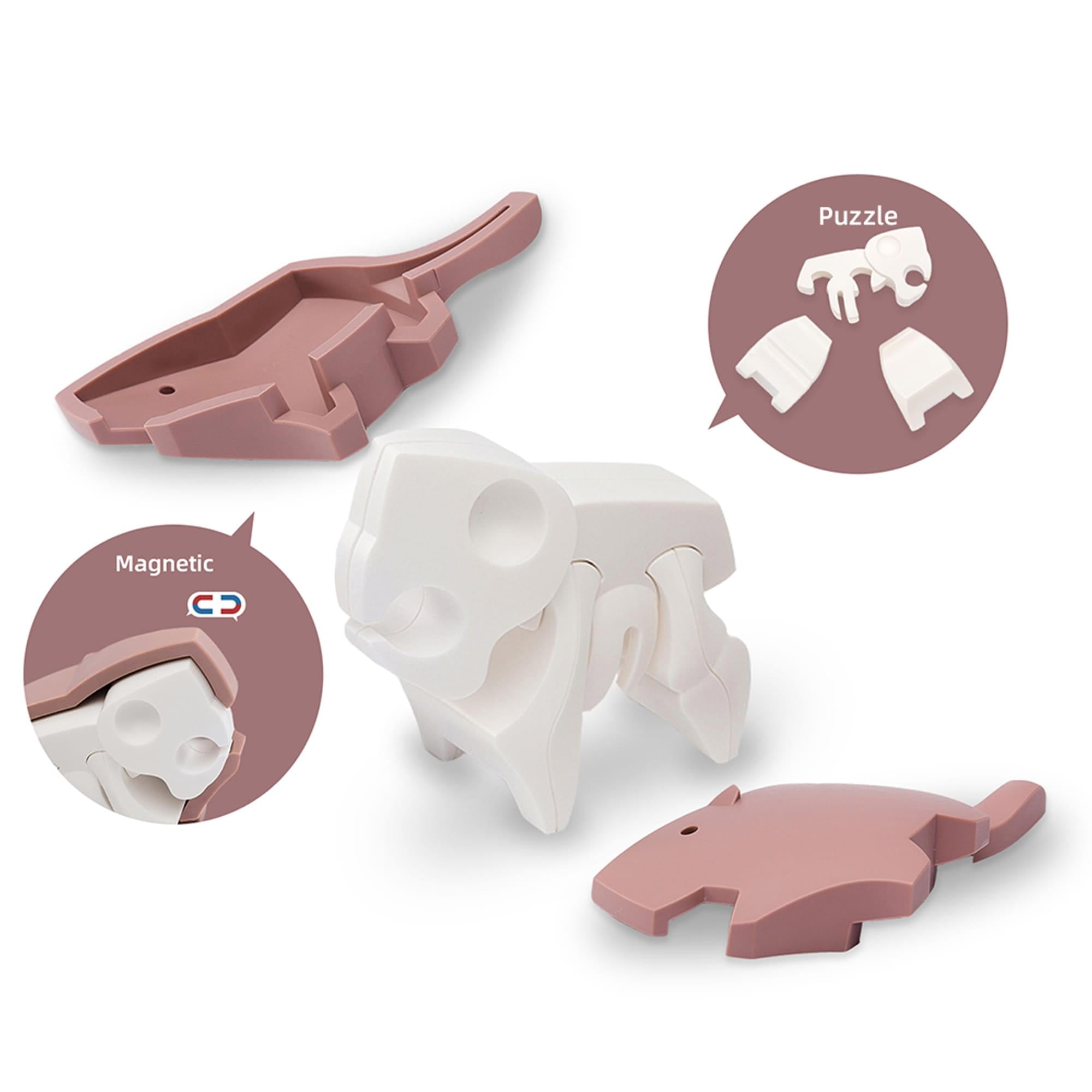 Animal Beaver Magnetic Puzzle Toy