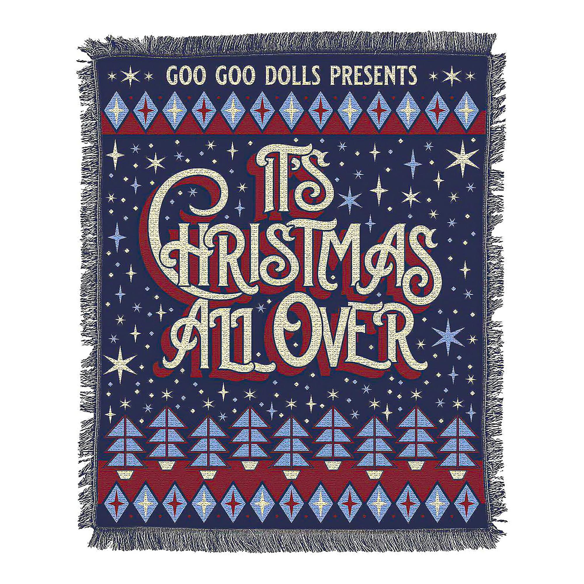 The Goo Goo Dolls "It's Christmas all Over" 50 x 60 Inch Holiday Blanket