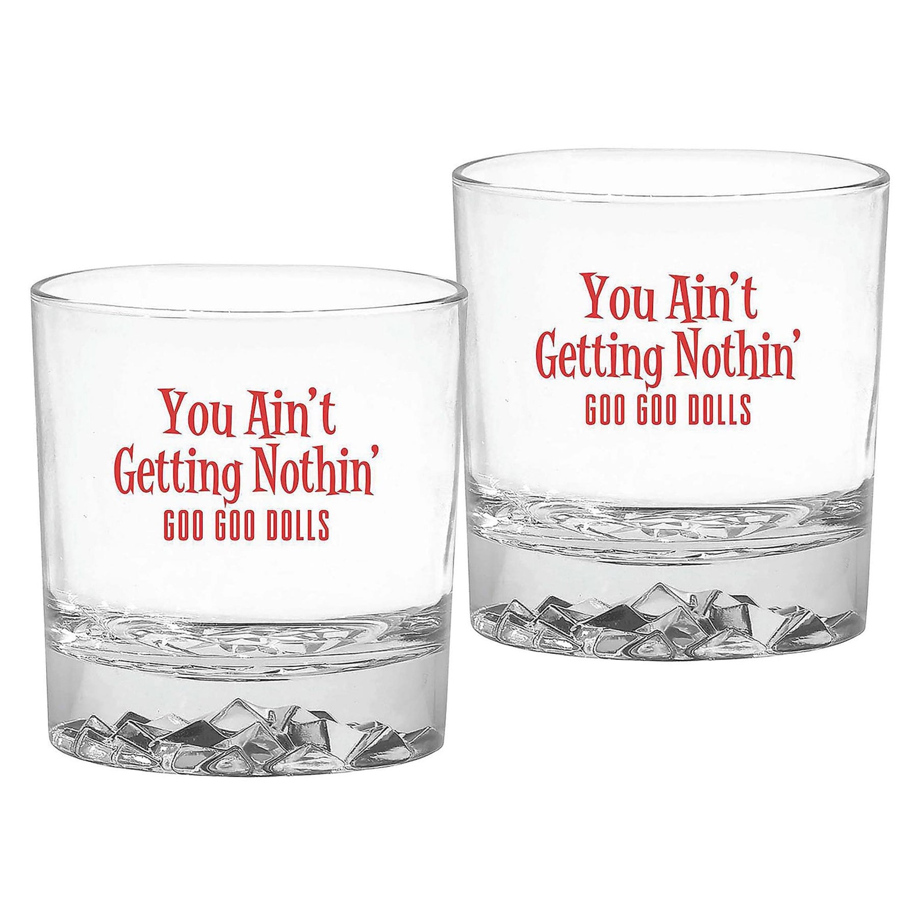 The Goo Goo Dolls "You Ain't Getting Nothin'" 2-Piece Glass Set