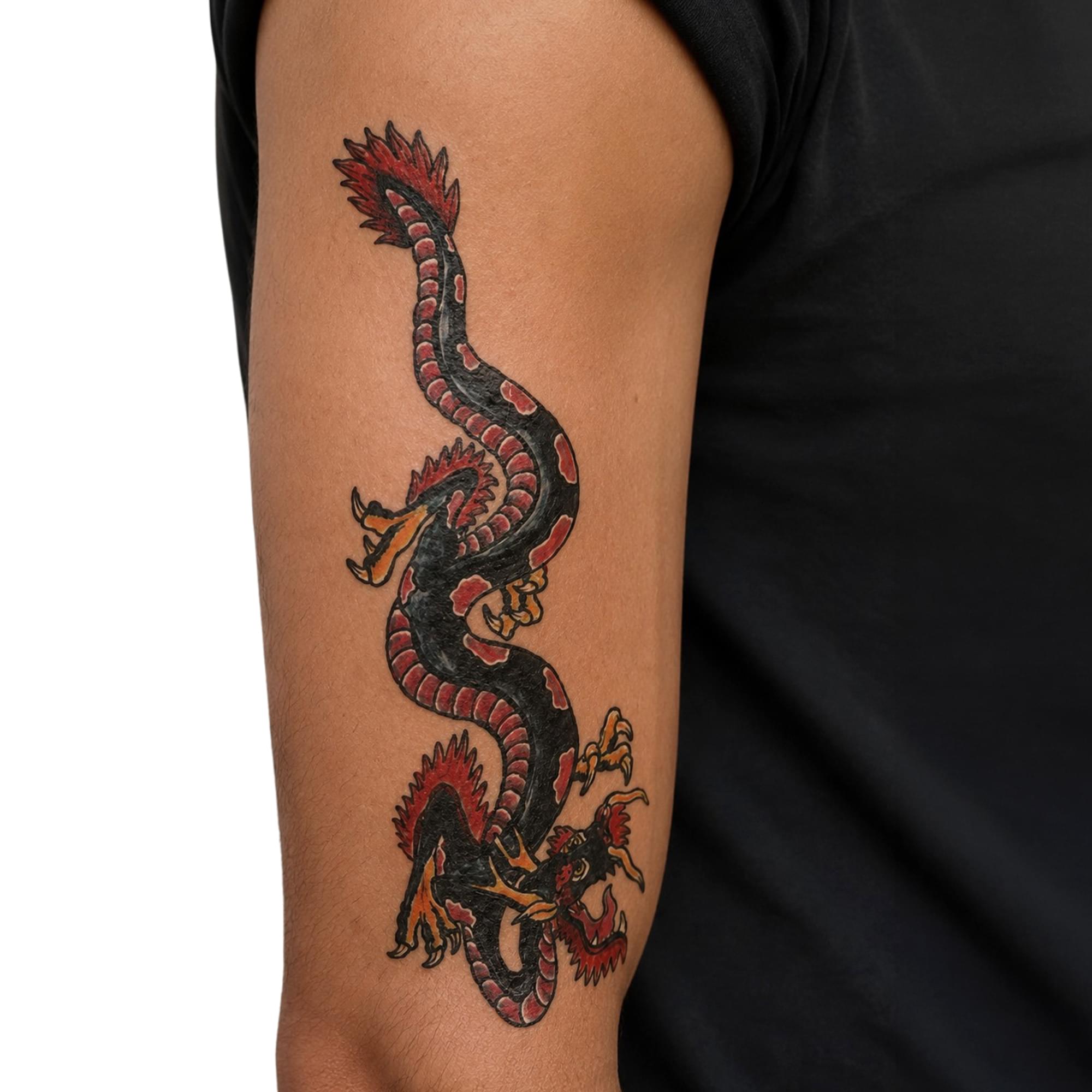 Costume Tattoo: Vintage Dragon