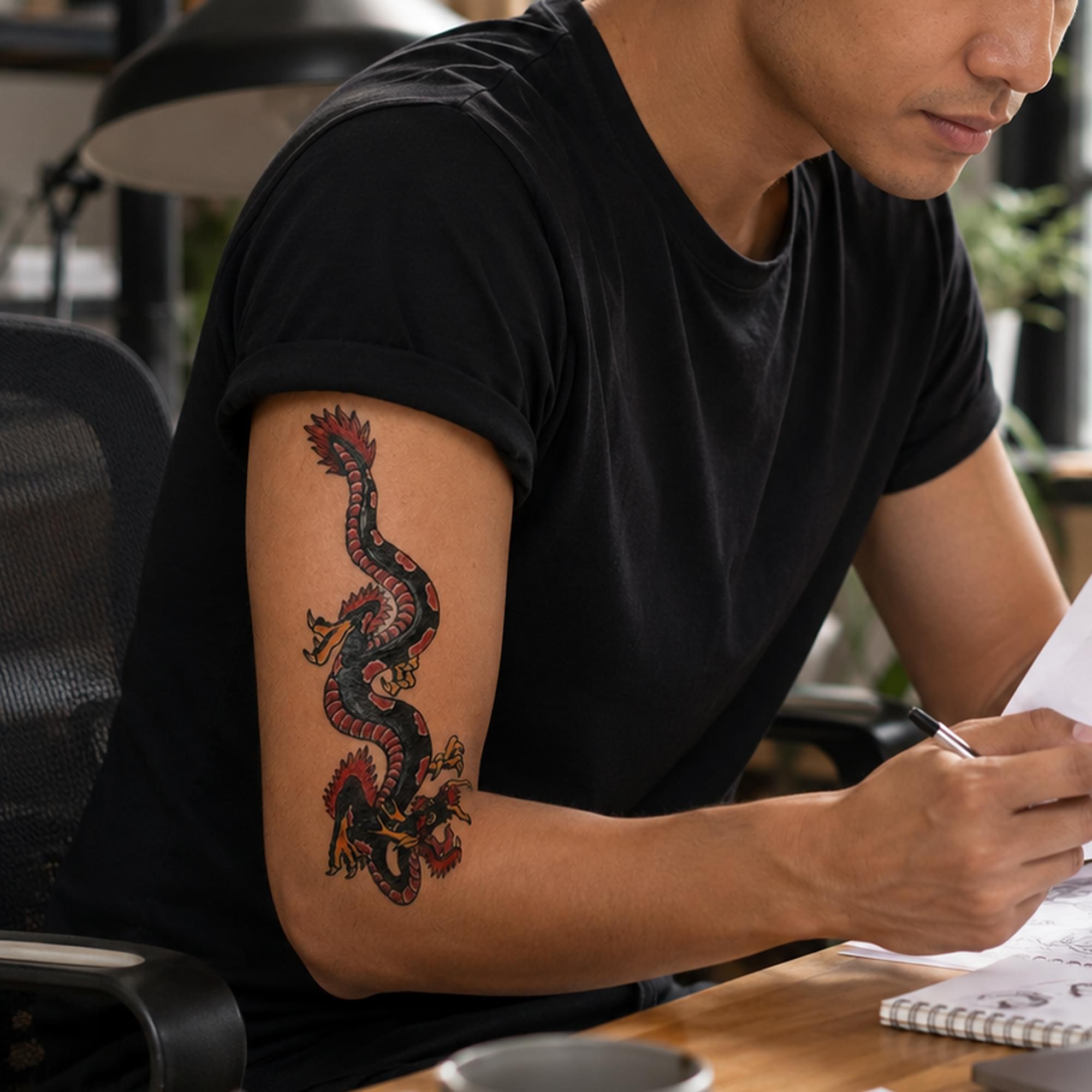 Costume Tattoo: Vintage Dragon