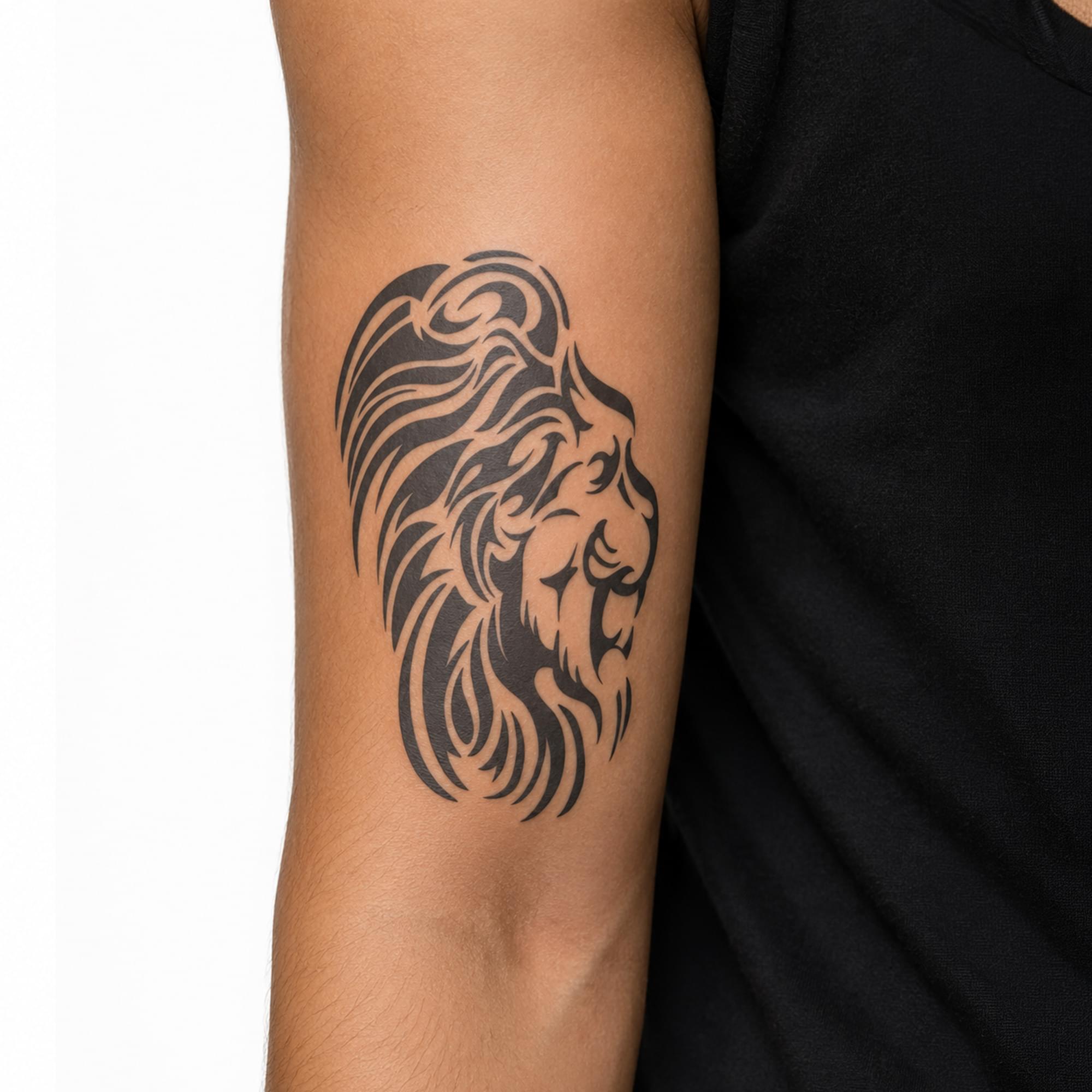 Costume Tattoo: Lion Tribal Temporary Tattoo